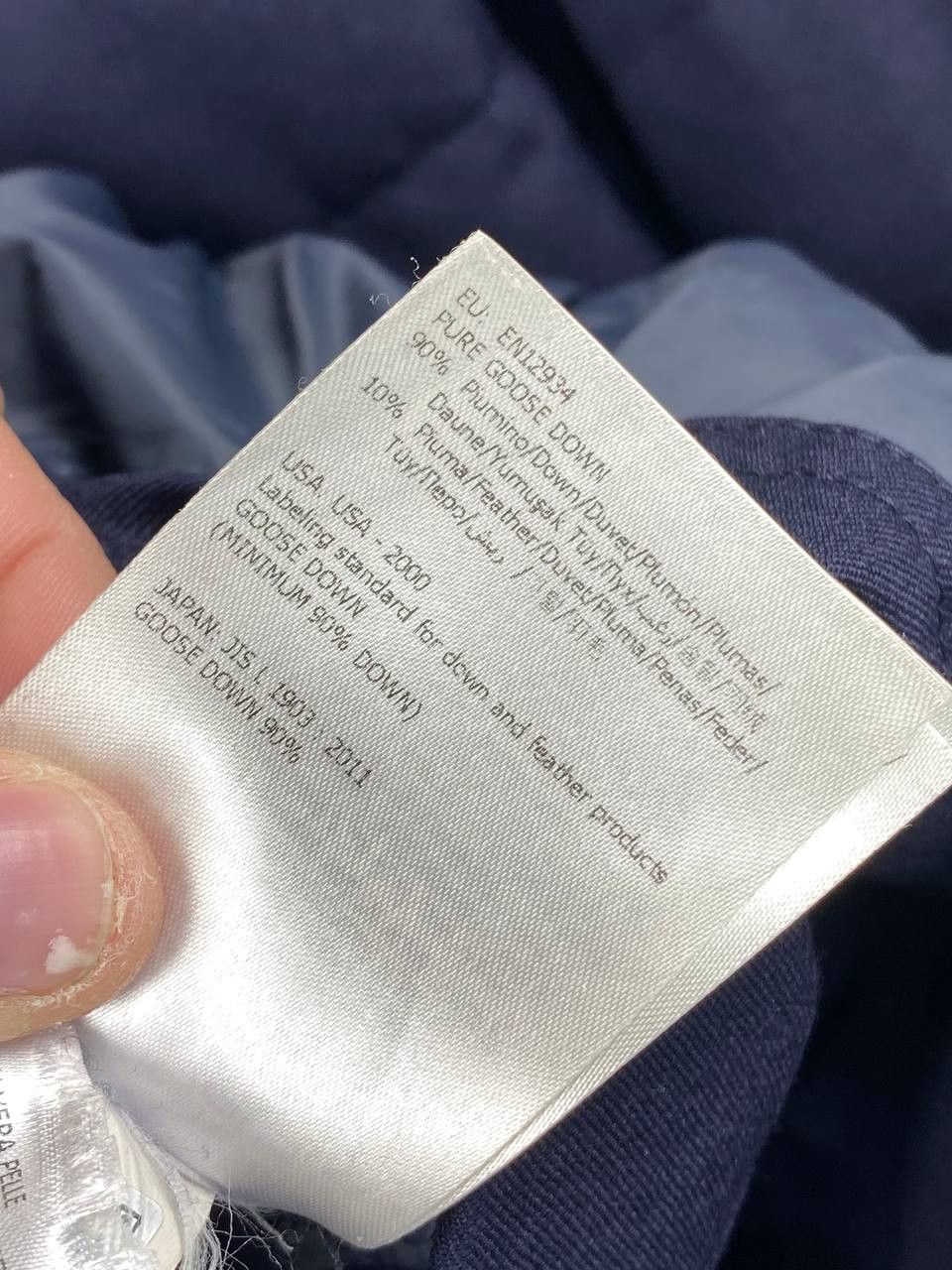 Moncler Moncler Rodin Wool Down Jacket Men Size L Blue Size US L / EU 52-54 / 3 - 4 Thumbnail