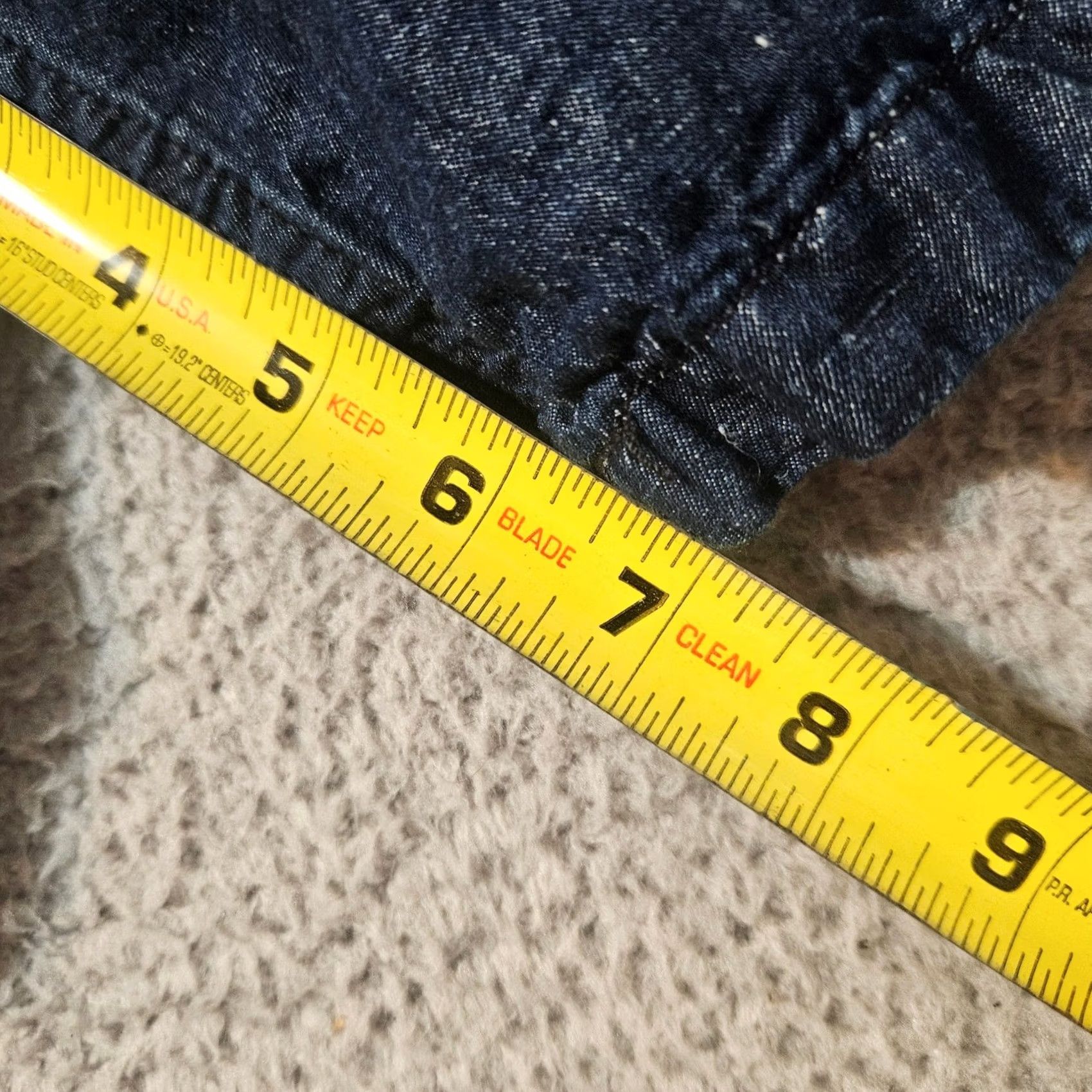 Armani Exchange Armani Exchange A|X Shorts Mens 33 Bermuda Dark Blue Chambray Cotton Linen Size US 33 - 6 Thumbnail