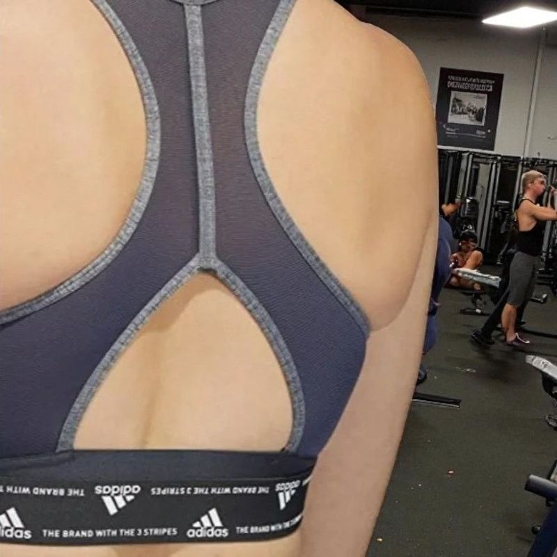 Adidas ADIDAS Powerreact Medium Support Sports Bra Size: S A-C NWT Size ONE SIZE - 9 Thumbnail