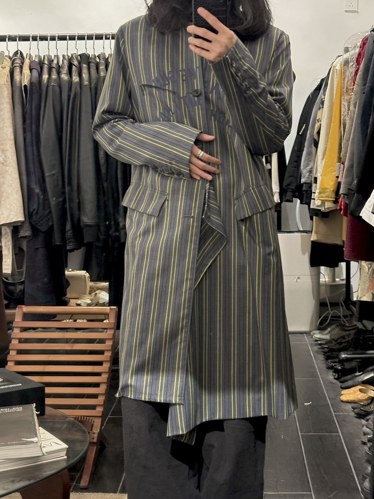 Bed j.w. Ford BED J.W. FORO | Striped Destroyed Coat Size US M / EU 48-50 / 2 - 2 Thumbnail