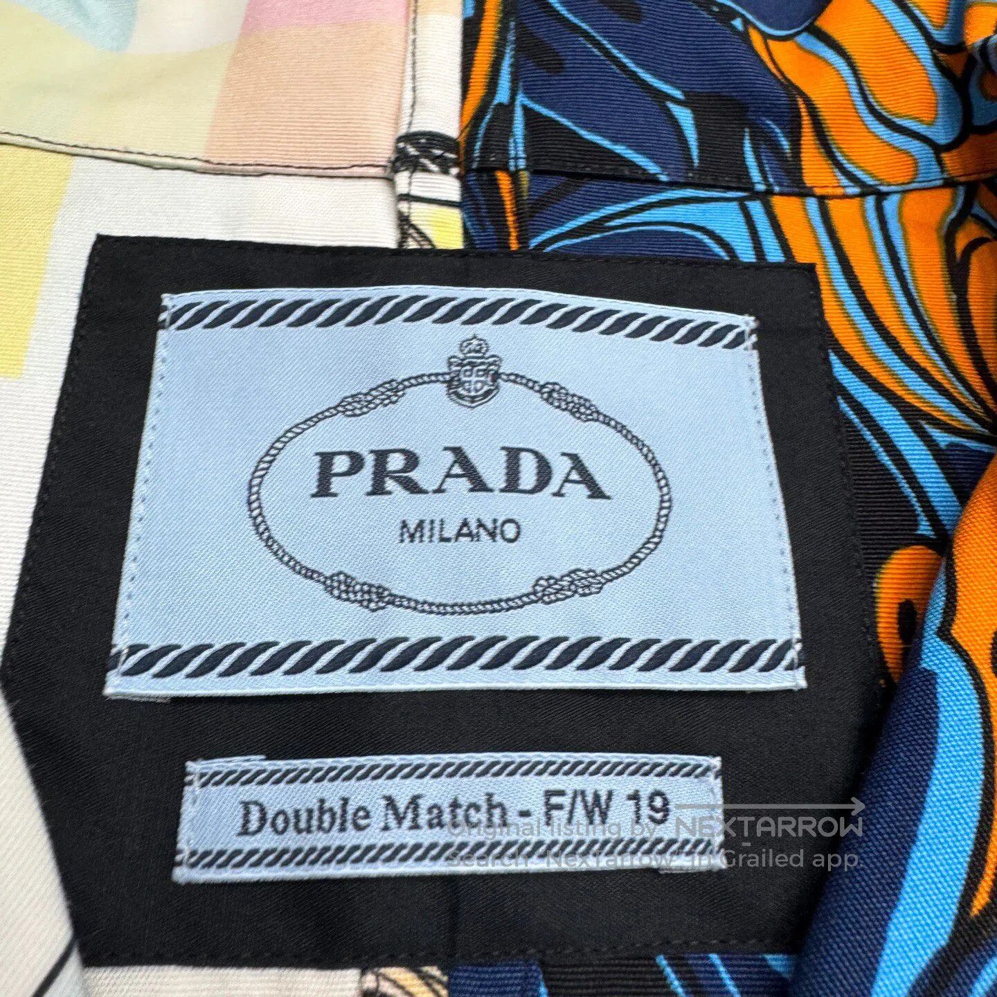 Prada Prada Comics-styled， short-sleeved shirt| Size US XL / EU 56 / 4 - 3 Thumbnail