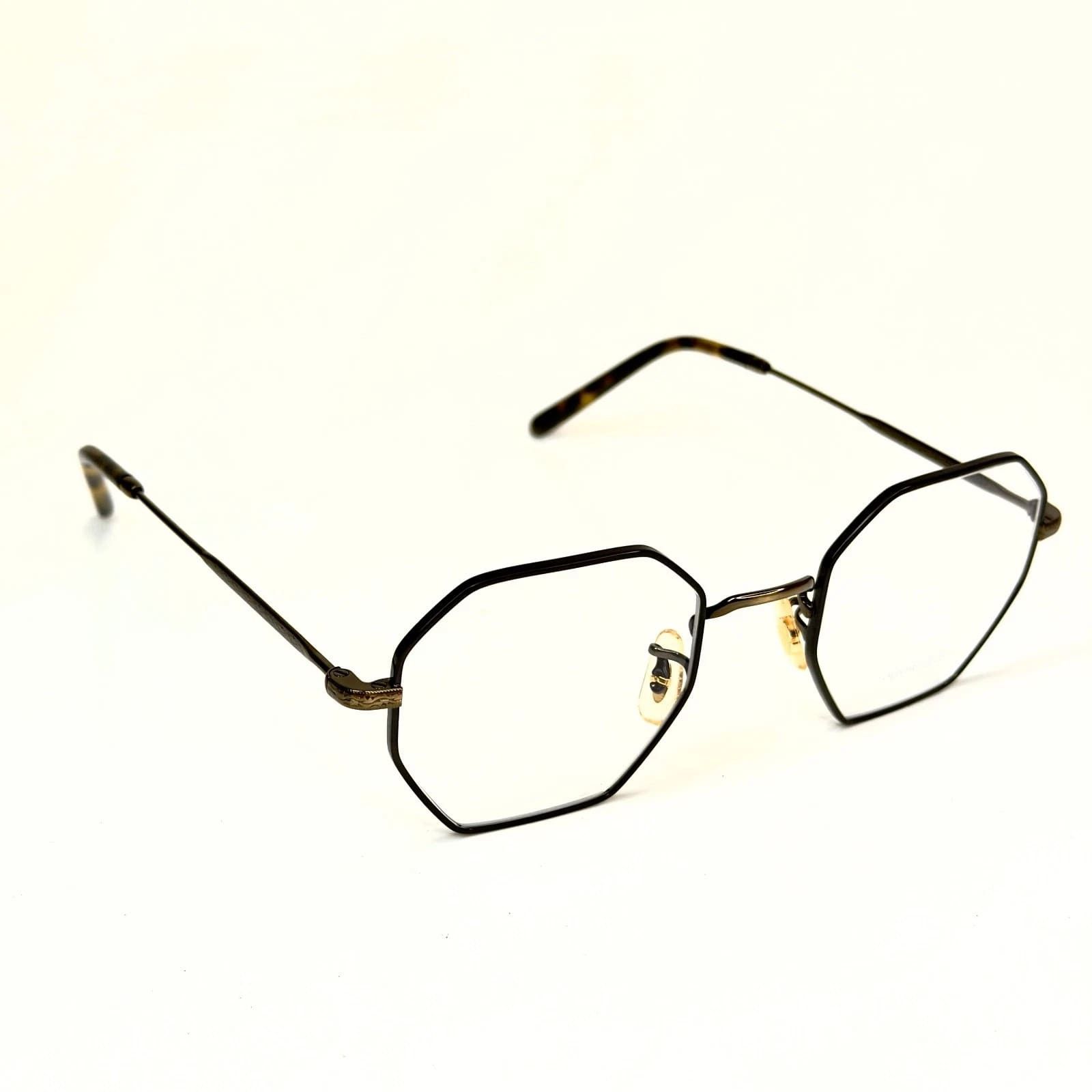 Oliver Peoples OLIVER PEOPLES HOLENDER OV1312 Antique Gold Black 1312 Size ONE SIZE - 7 Thumbnail