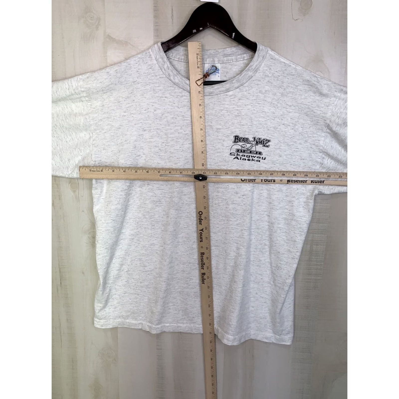 Vintage VINTAGE 90s Beer Whiz Beer Skagway Alaska Single Stitch Funny Graphic T Shirt Mens L Gray Alore Cotton Blend Shirt Short Sleeve Crew Neck Classic Size US L / EU 52-54 / 3 - 5 Thumbnail
