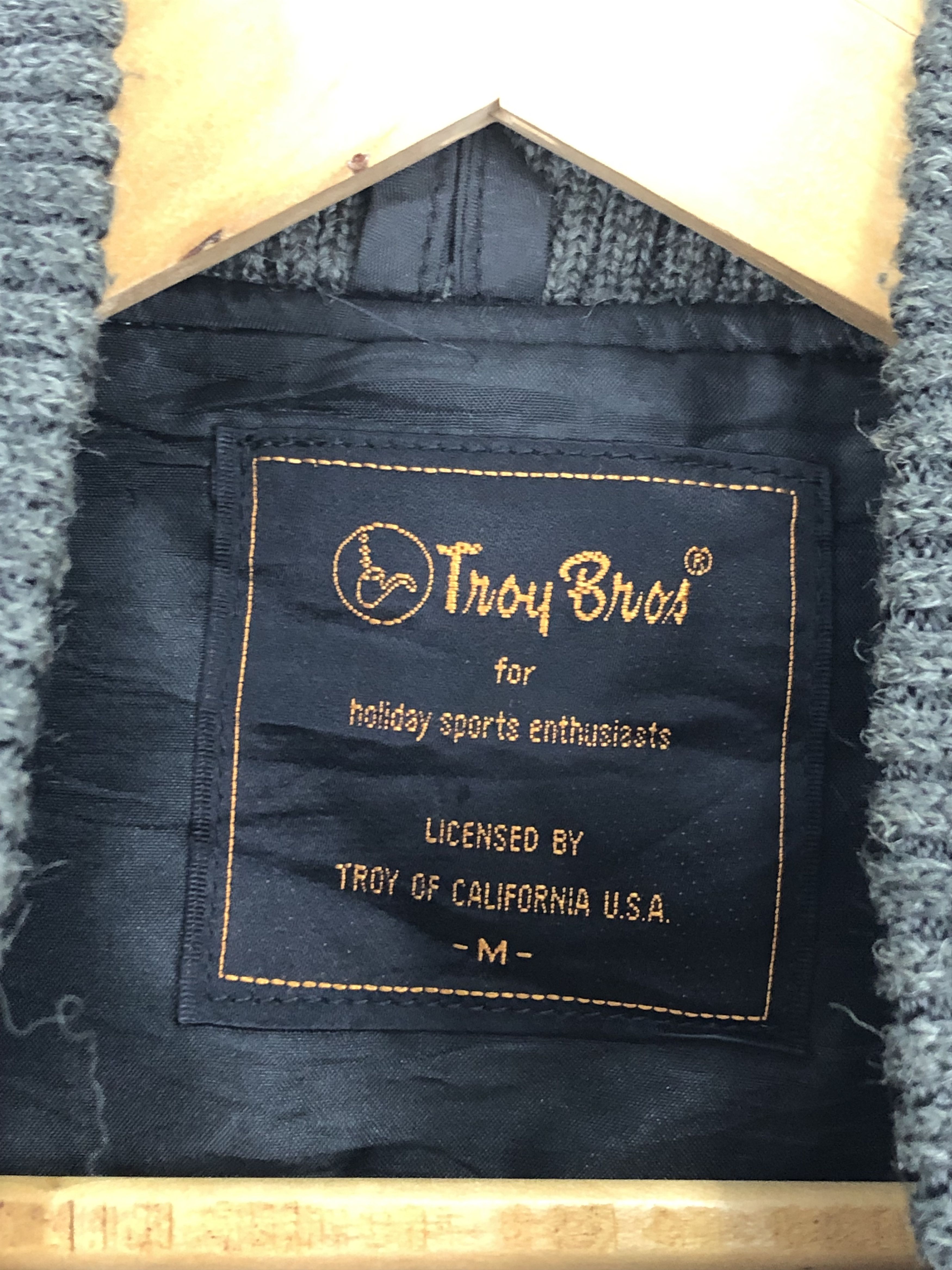 Vintage Vintage Troy Bros Wool Varsity Jacket V0292 Size US M / EU 48-50 / 2 - 8 Thumbnail