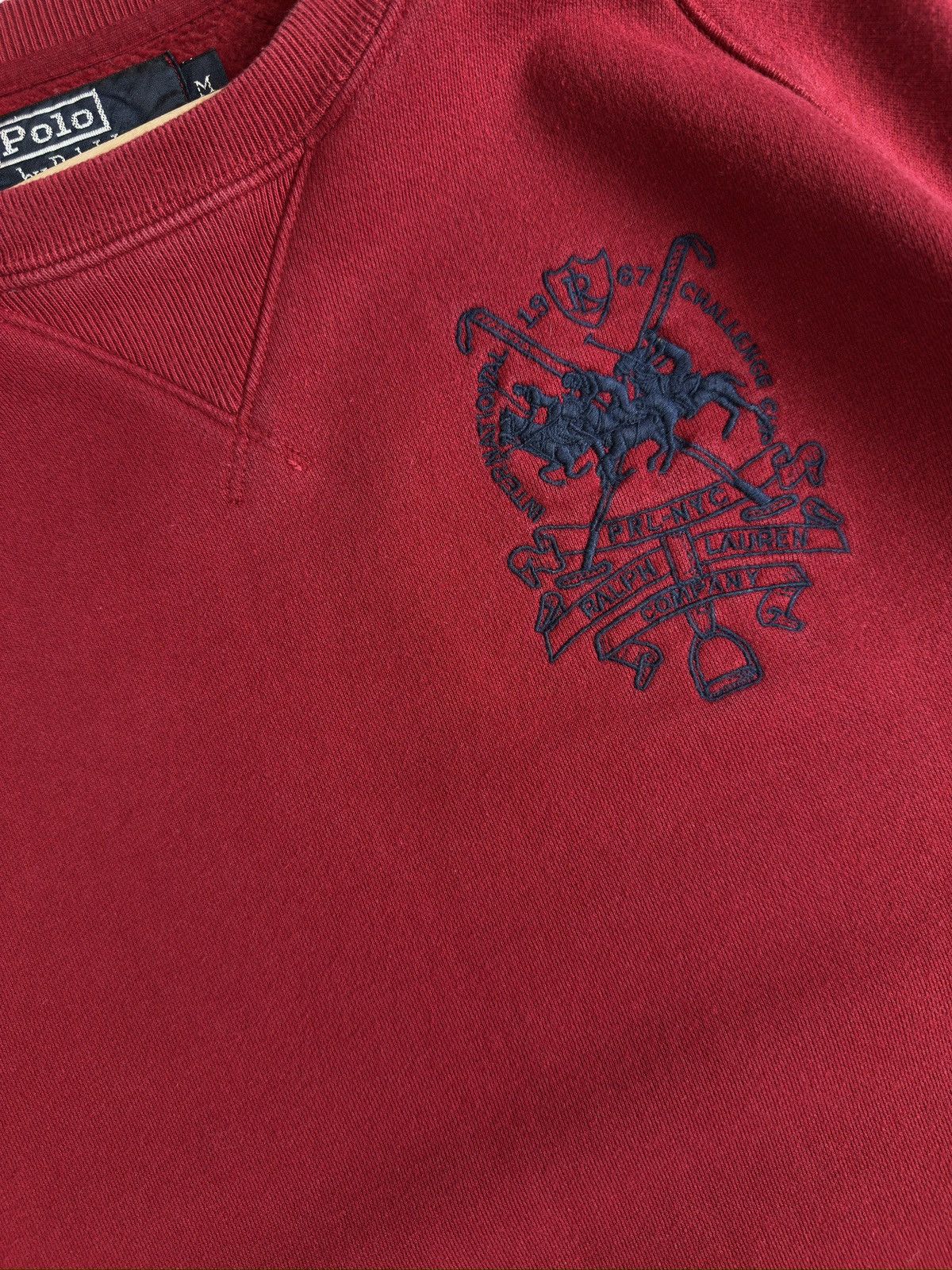 Polo Ralph Lauren Vintage POLO RALPH LAUREN Boxy Fit Big Logo Sweatshirt Size US M / EU 48-50 / 2 - 2 Thumbnail