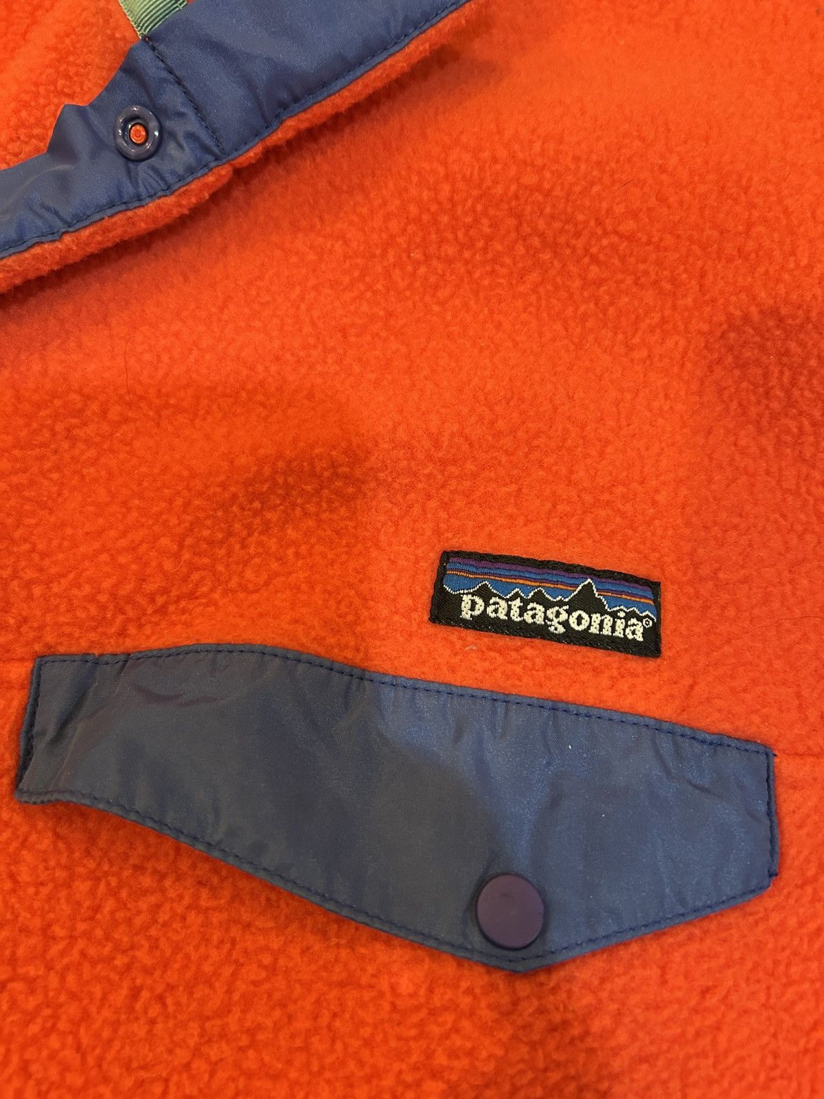 Patagonia Patagonia Synchilla Snap Fleece Coral Orange Blue Large Size US L / EU 52-54 / 3 - 2 Thumbnail