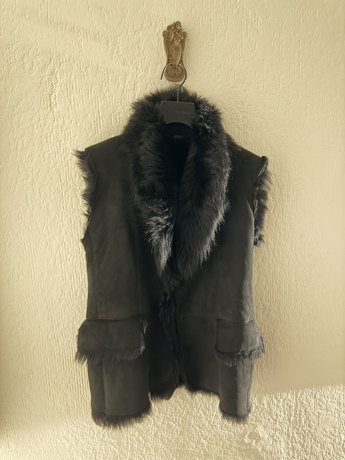 Other Shearling sheepskin fur vest size Medium Size US M / EU 48-50 / 2 - 6 Thumbnail