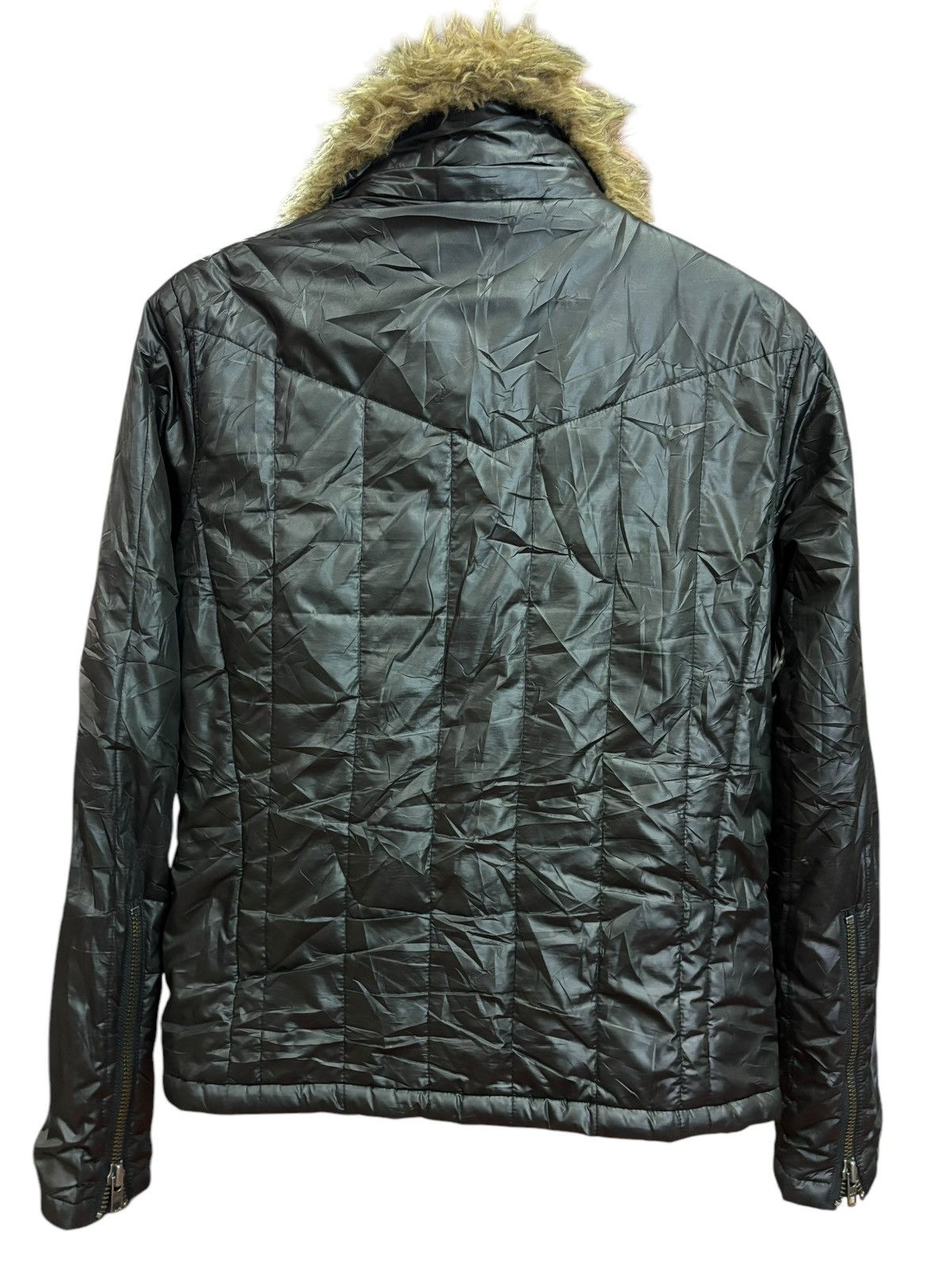 14th Addiction × Japanese Brand × Vintage Vintage Varosh Japan Faux Fleece Bondage Puffer Jacket Size US S / EU 44-46 / 1 - 2 Thumbnail