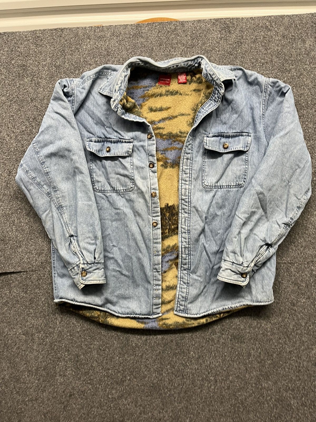Arrow vintage arrow jean jacket size large lined cotton outdoor li Size US L / EU 52-54 / 3 - 1 Thumbnail