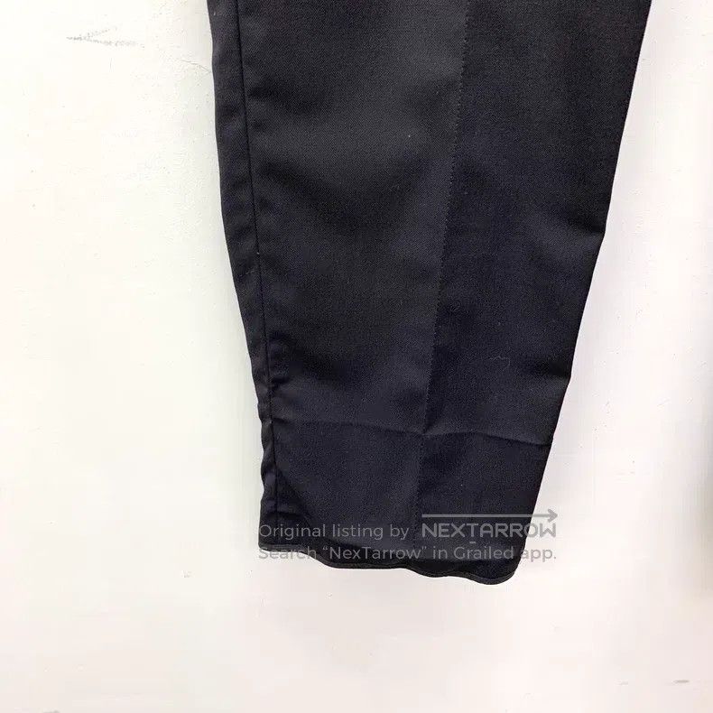 Louis Vuitton Louis Vuitton Black leather lanyard trimmed wool slacks pa Size US 38 / EU 54 - 5 Thumbnail