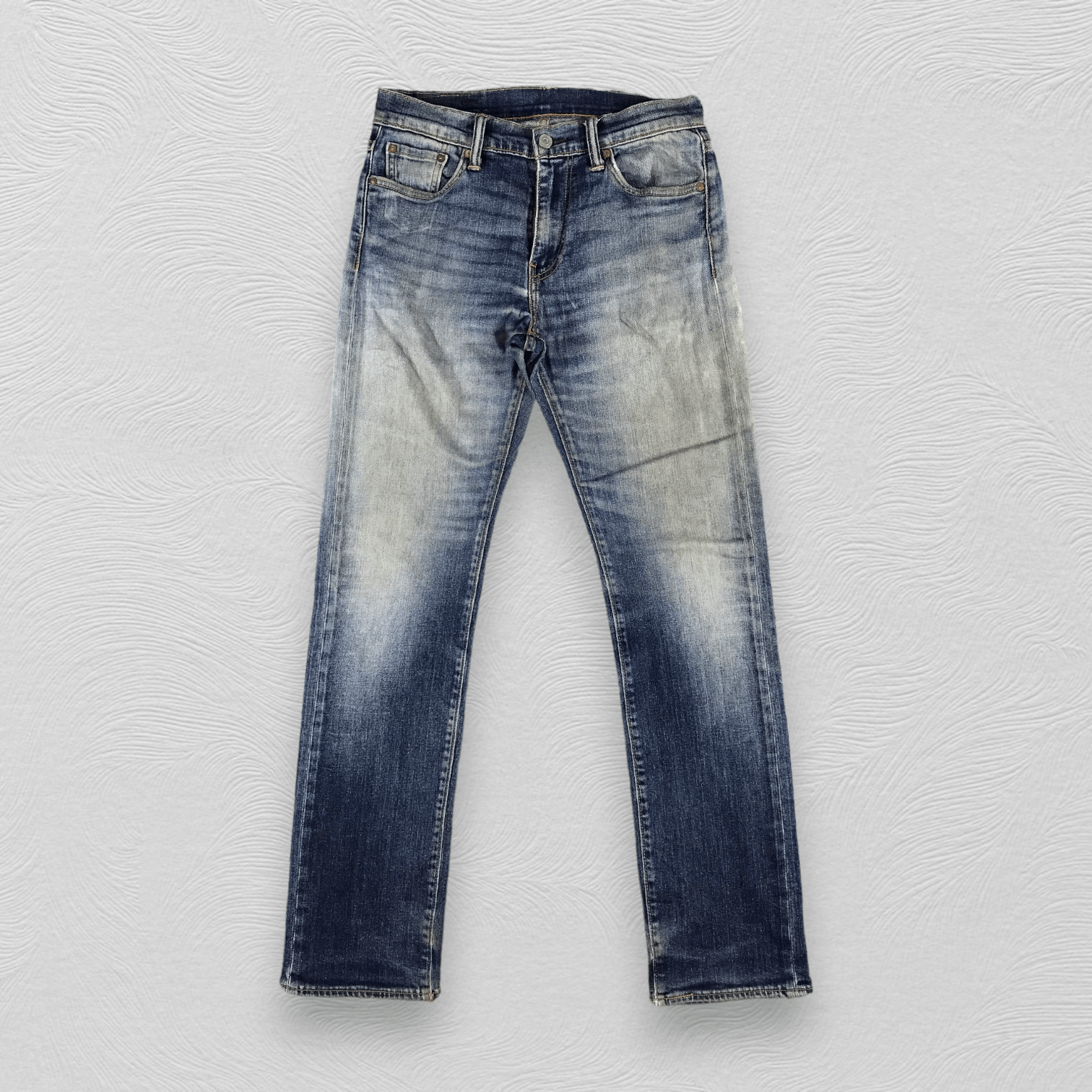 Levi's Vintage Levi's 513 Jeans Distress Faded Blue Denim KJ915 Size US 29 - 1 Thumbnail