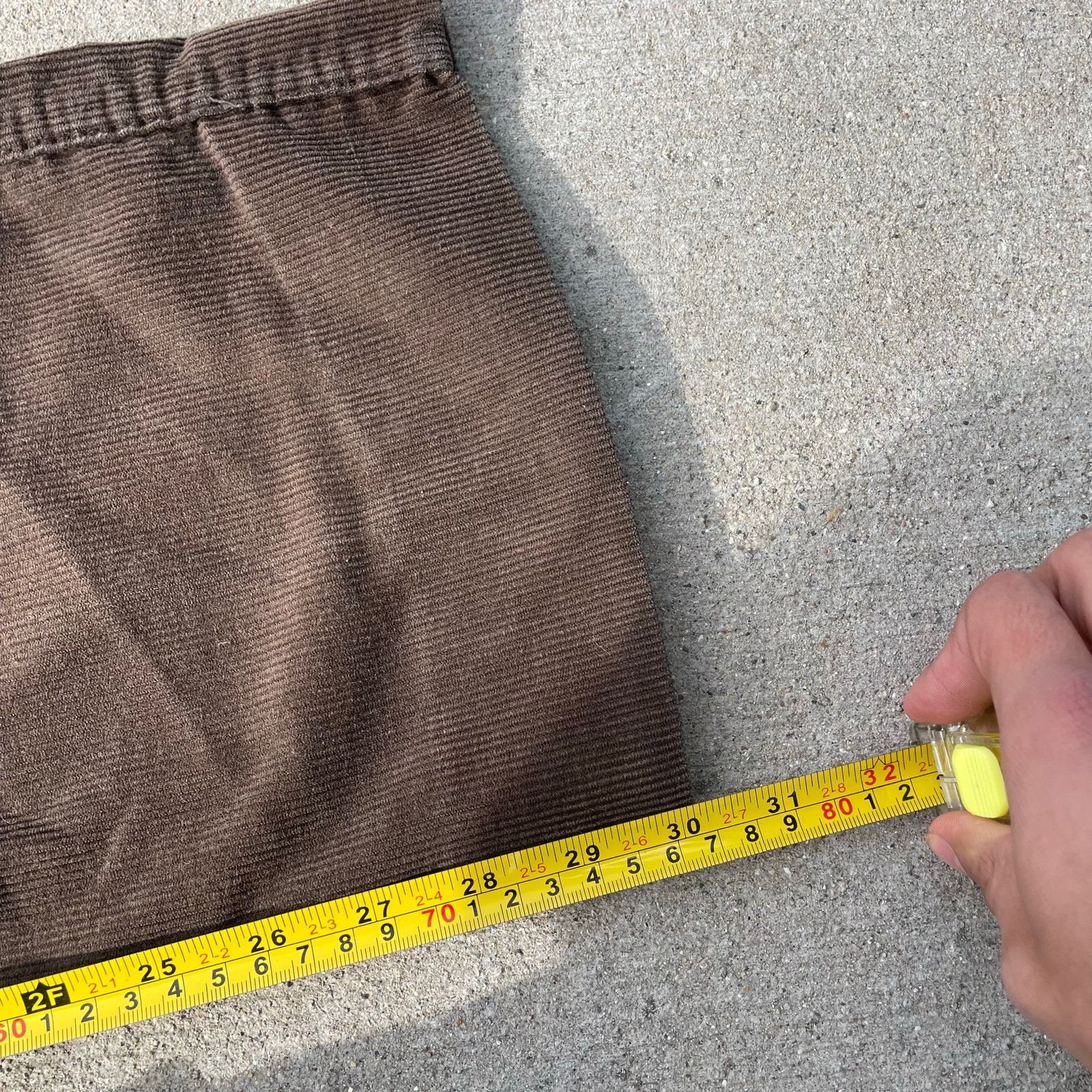 Vintage Drago Corduroy Flare Pants Brown Made in France Flare 27x30 Size 27" / US 4 / IT 40 - 8 Thumbnail