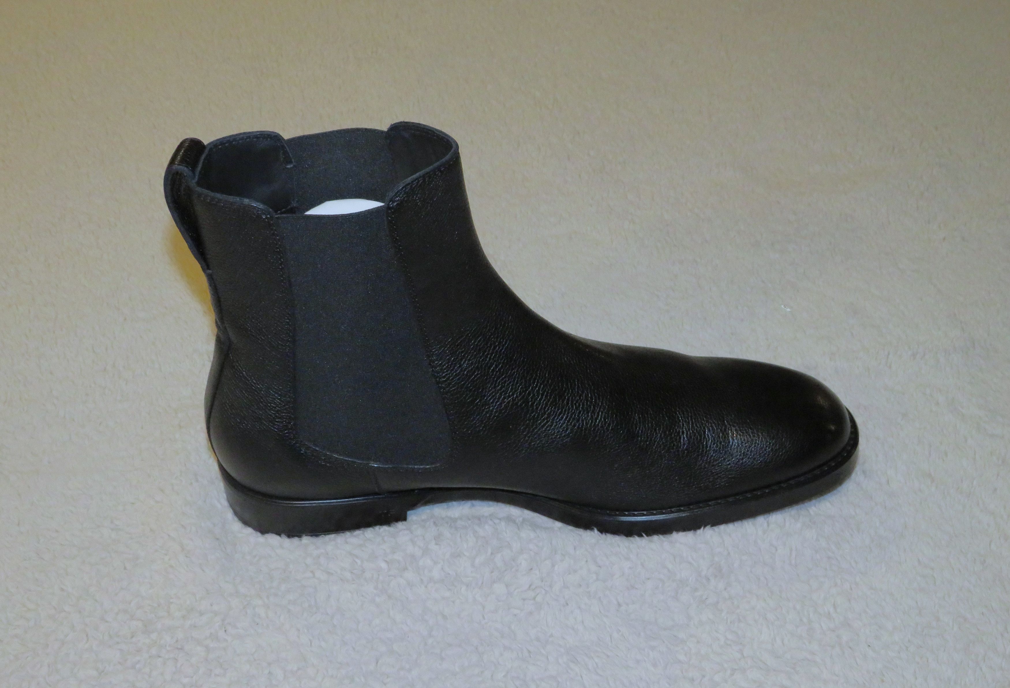 Tom Ford Robert Black Grain Leather Plain Toe Chelsea Boot 11 Size US 11 / EU 44 - 5 Thumbnail