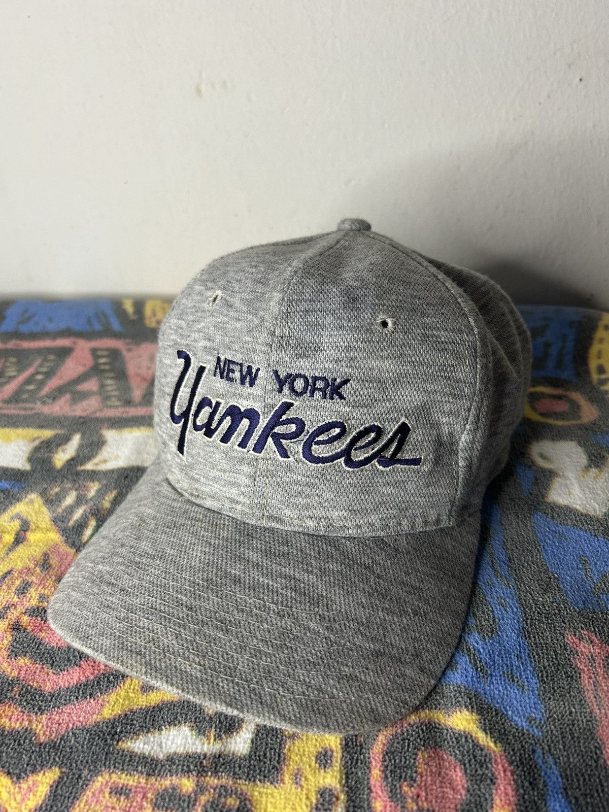 MLB × New York Yankees × Sports Specialties Vintage New York Yankees Heather Sports Specialties Hat Cap Size ONE SIZE - 1 Thumbnail