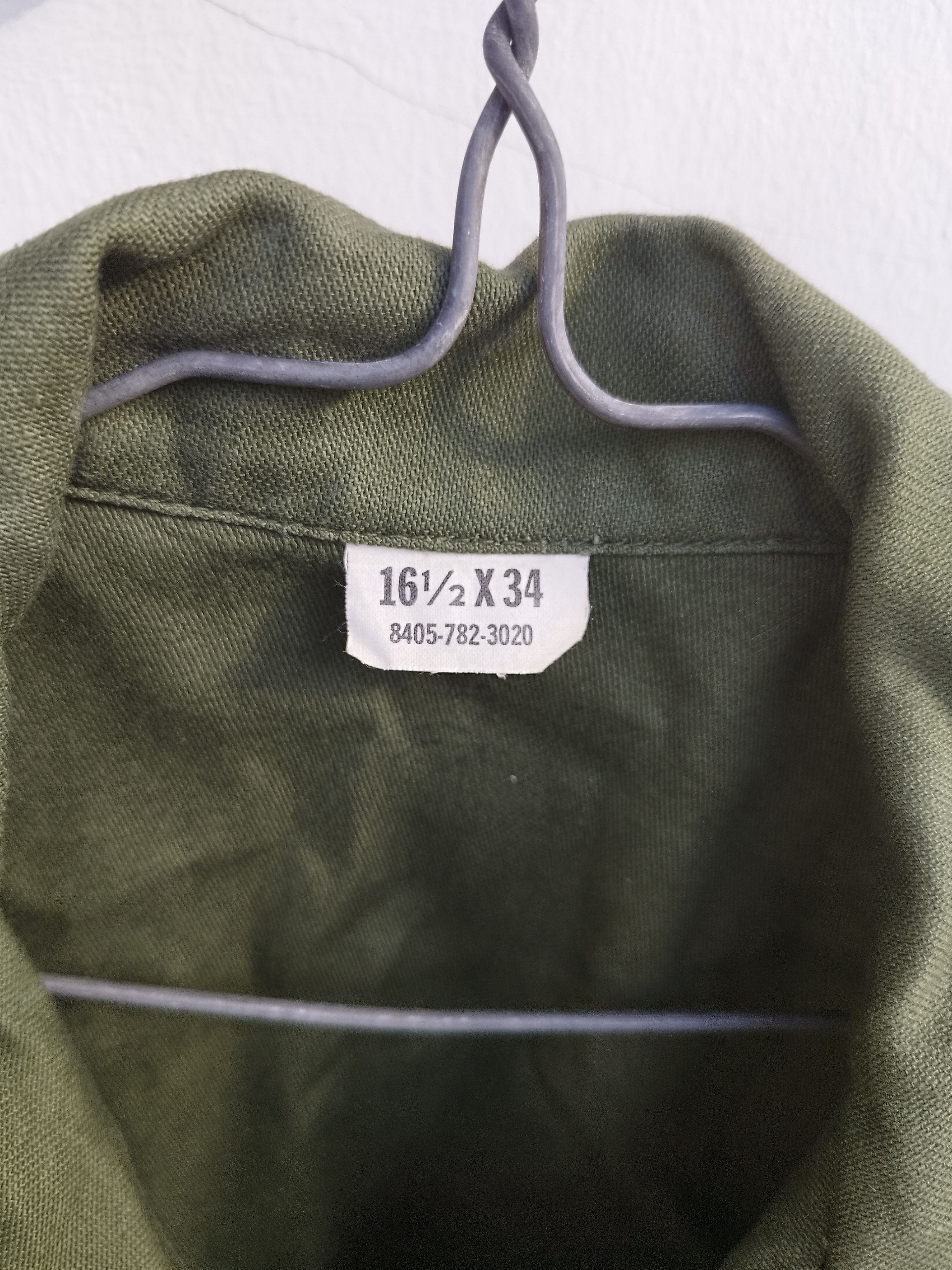 Vintage TRUE VINTAGE MILITARY SHIRT MANS COTTON OG 107 SHORT SLEEVE Size US L / EU 52-54 / 3 - 5 Thumbnail