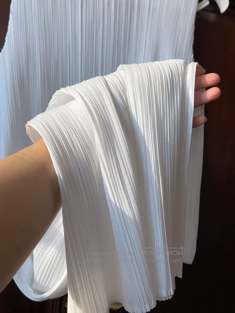 Issey Miyake Issey Miyake size:one size White Dress Size XXS / US 00 / IT 34 - 3 Thumbnail