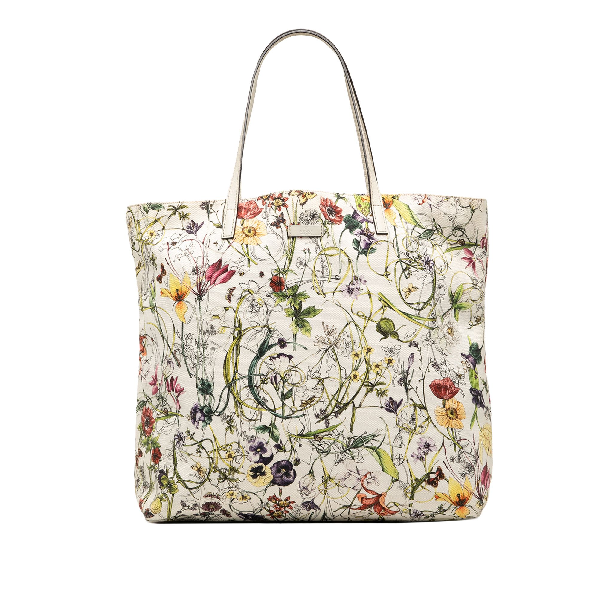 Gucci Gucci Canvas Flora Tote Size ONE SIZE - 1 Thumbnail