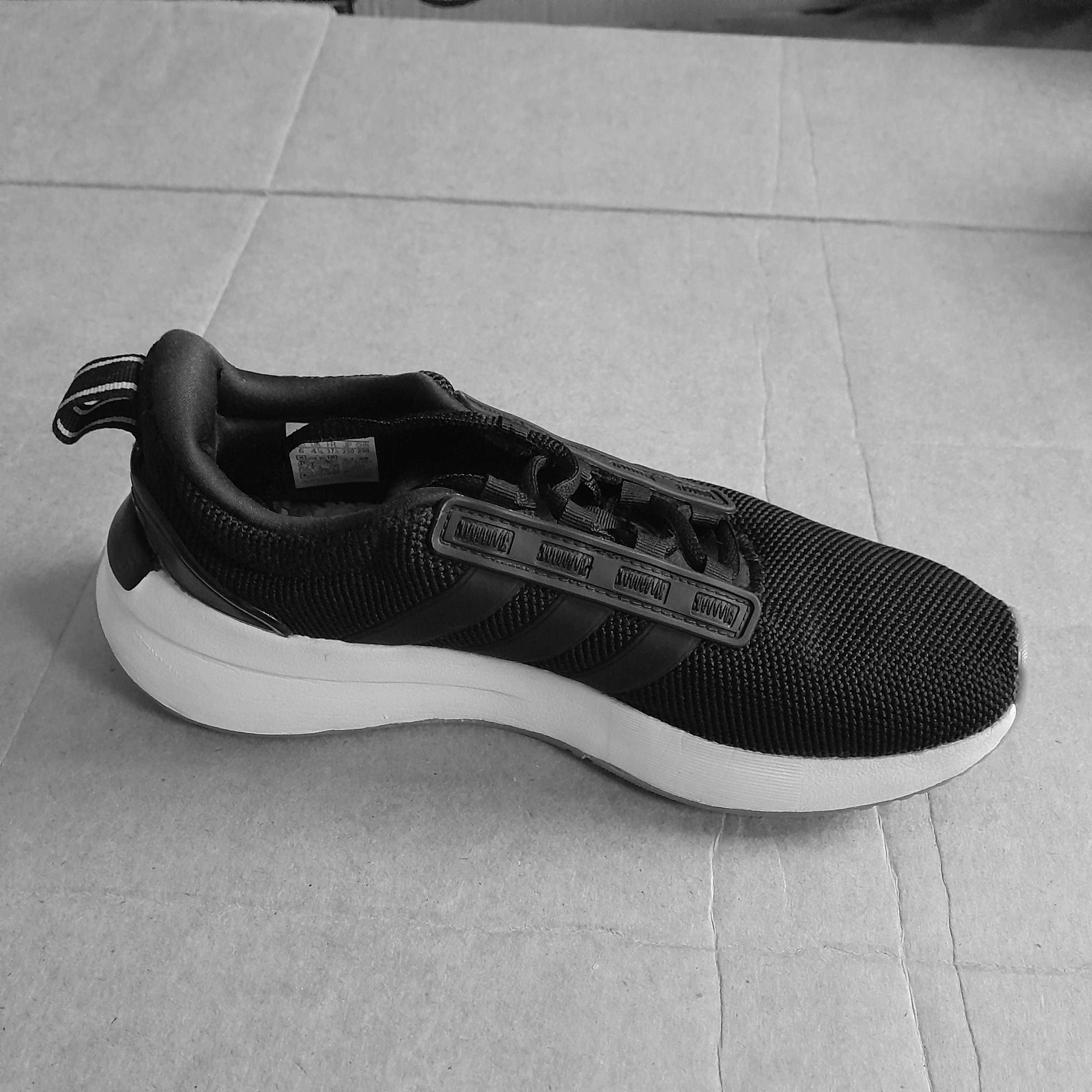 Adidas adidas Men's Black White Low Top Lace-up Sneakers Size US 6 / EU 39 - 5 Thumbnail