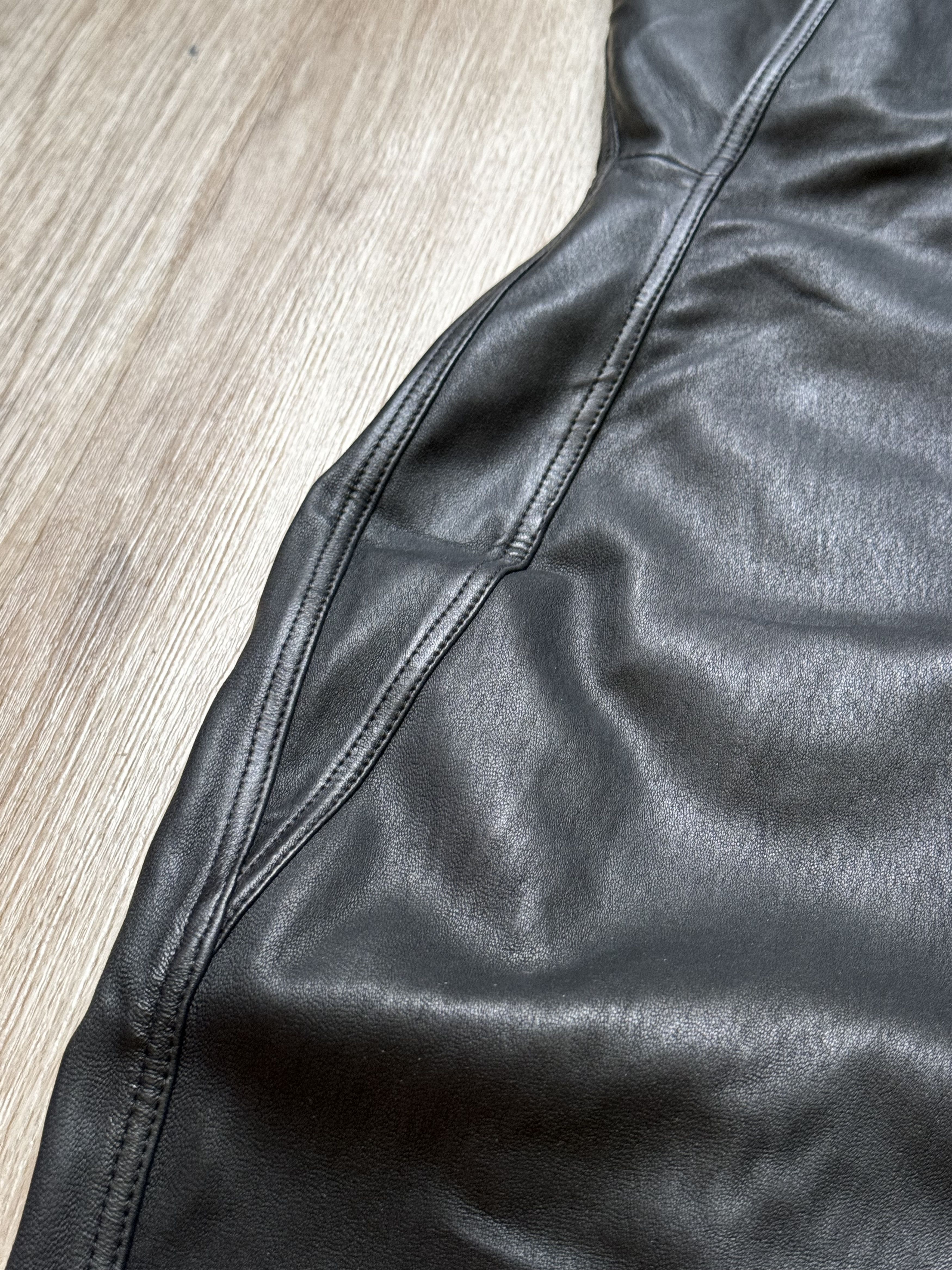 Rick Owens Black leather dress as seen on Kendal Jenner Size XS / US 0-2 / IT 36-38 - 3 Thumbnail