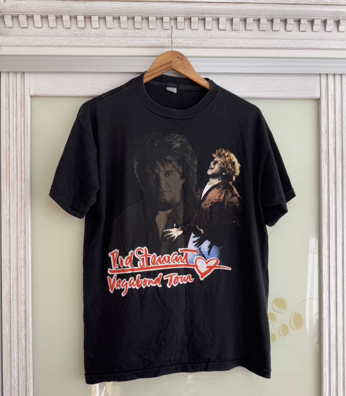 Band Tees × Vintage Vintage Rod Stewart 90’s Vagabond Tour T-shirt Rare Tee Size US M / EU 48-50 / 2 - 1 Thumbnail