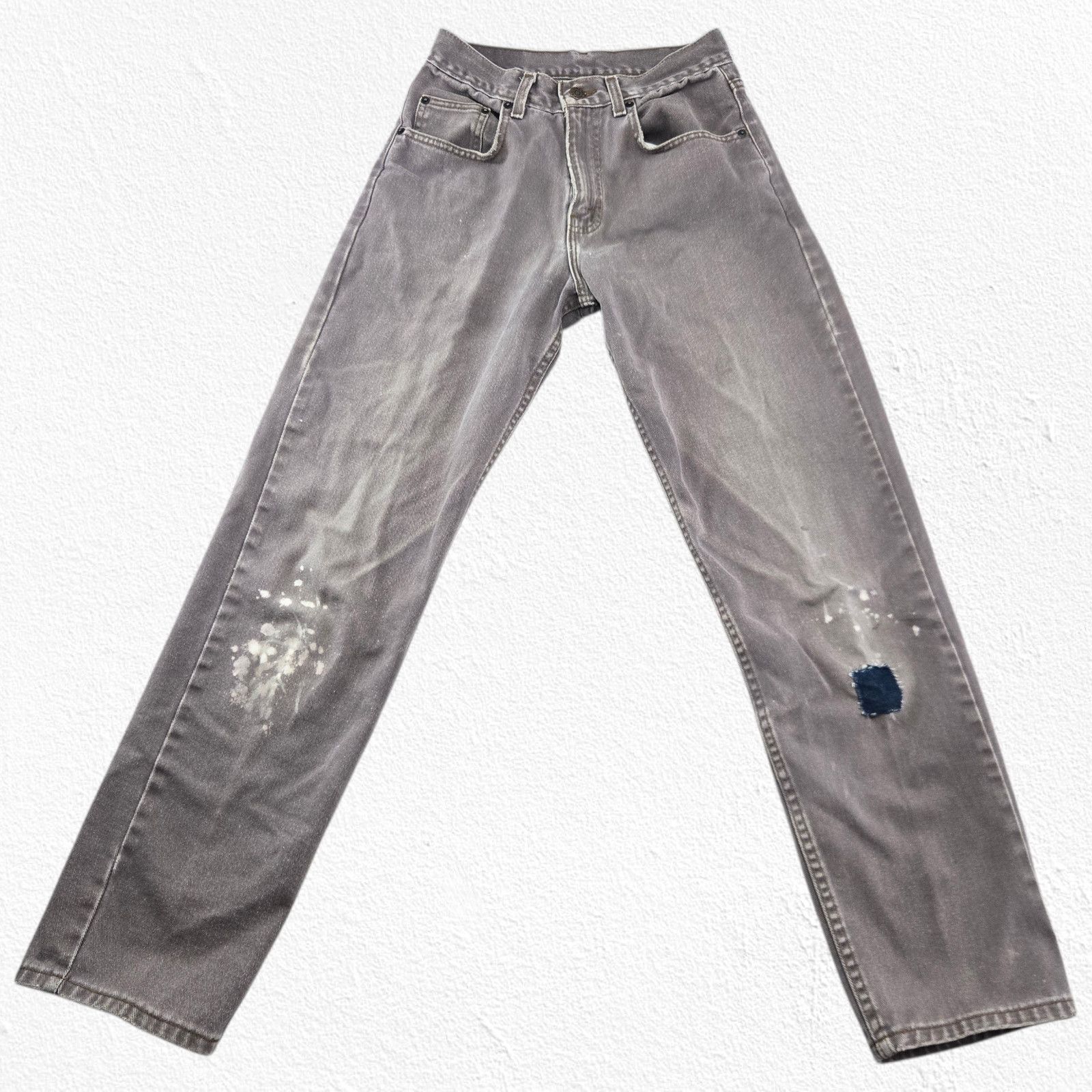 Arizona Jean Co. Vintage 90s USA Workwear Paint Splatter Jeans Size 27 Size US 27 - 3 Thumbnail