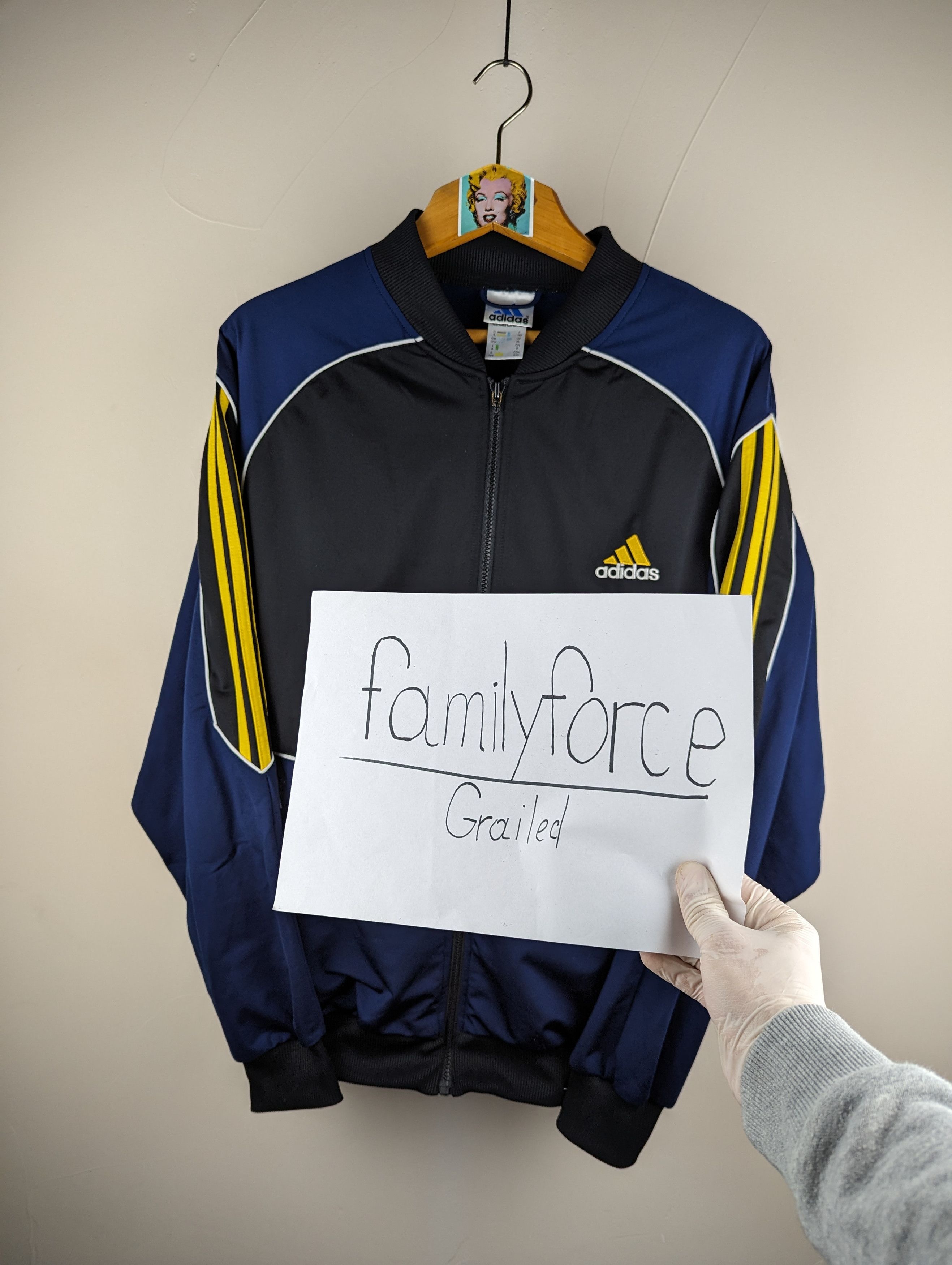 Adidas Vintage Adidas Perfomance Track Bomber Jacket Spellout Logo Size US XL / EU 56 / 4 - 9 Thumbnail