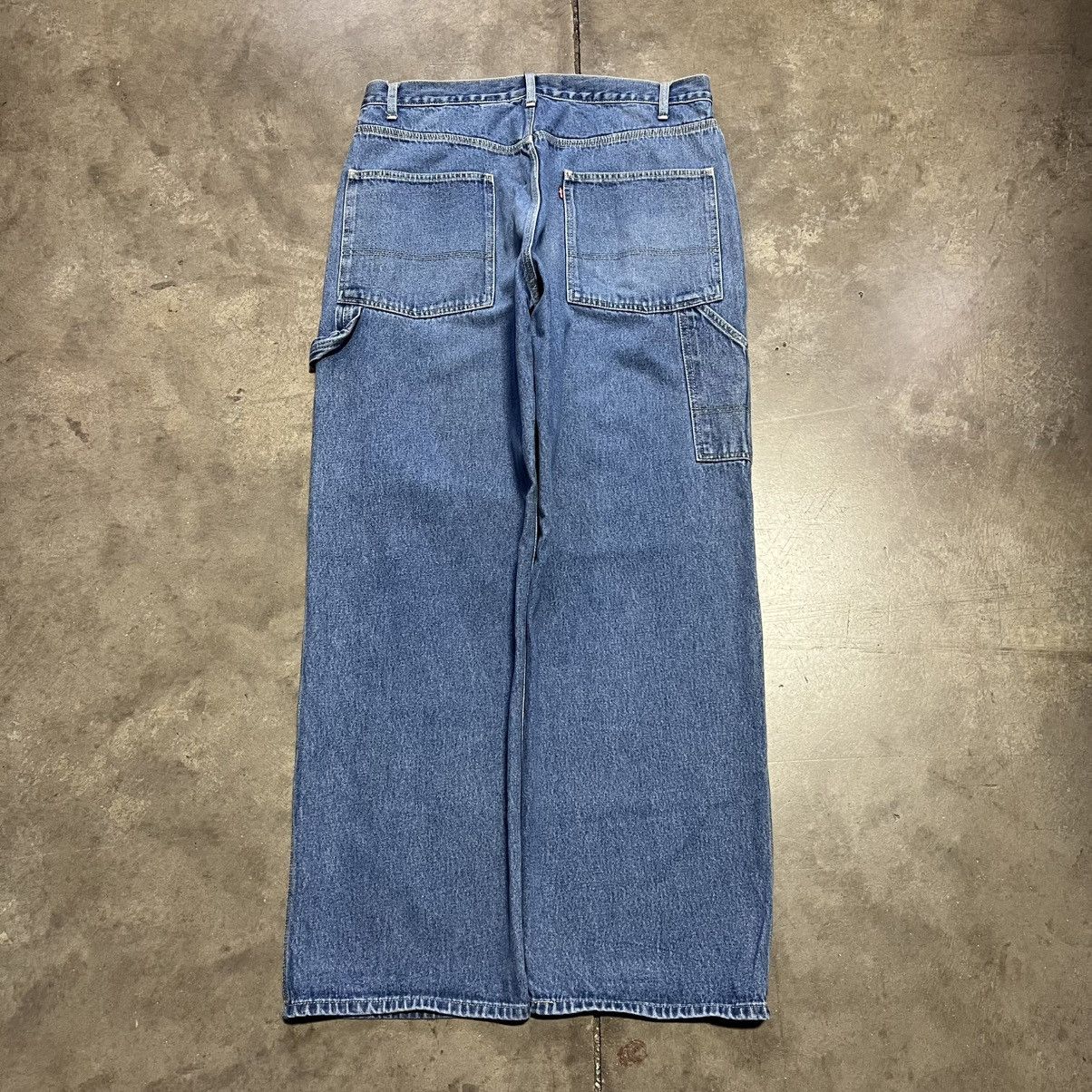 Levi's Vintage Levi Baggy Denim Carpenter Jeans Wide Leg Skater Y2K Size US 36 / EU 52 - 6 Thumbnail