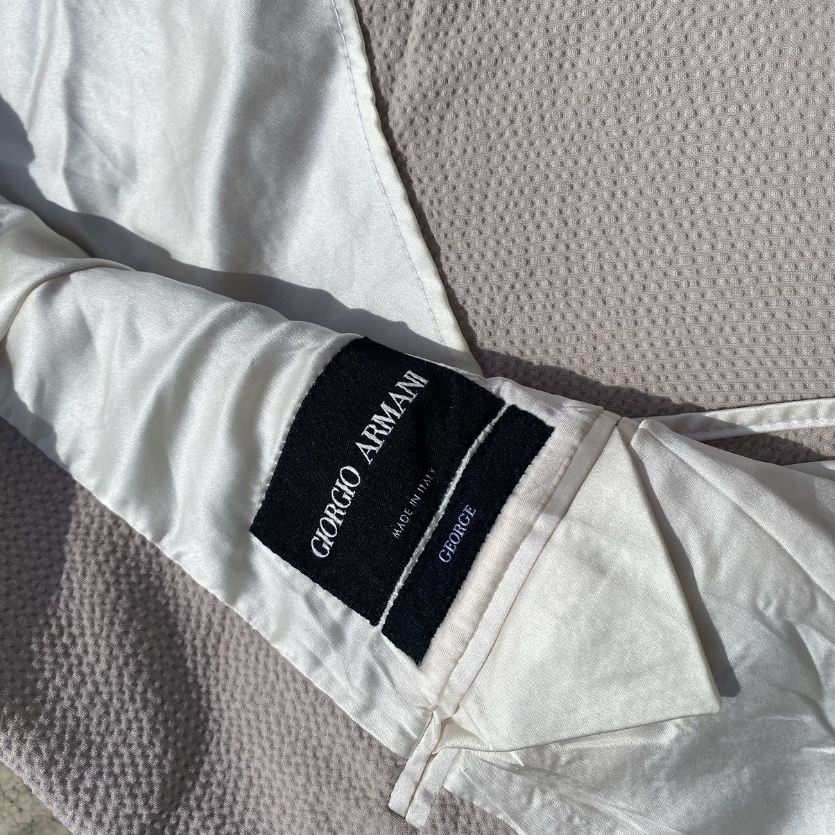 Giorgio Armani Giorgio Armani Pink Textured Blazer – Made in Italy Size L / US 10 / IT 46 - 7 Thumbnail