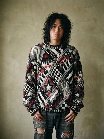 Yoshiyuki Konishi Archive Rare Artwork Yoshiyuki Konishi 3D Hand Knit Size US L / EU 52-54 / 3 - 1 Thumbnail