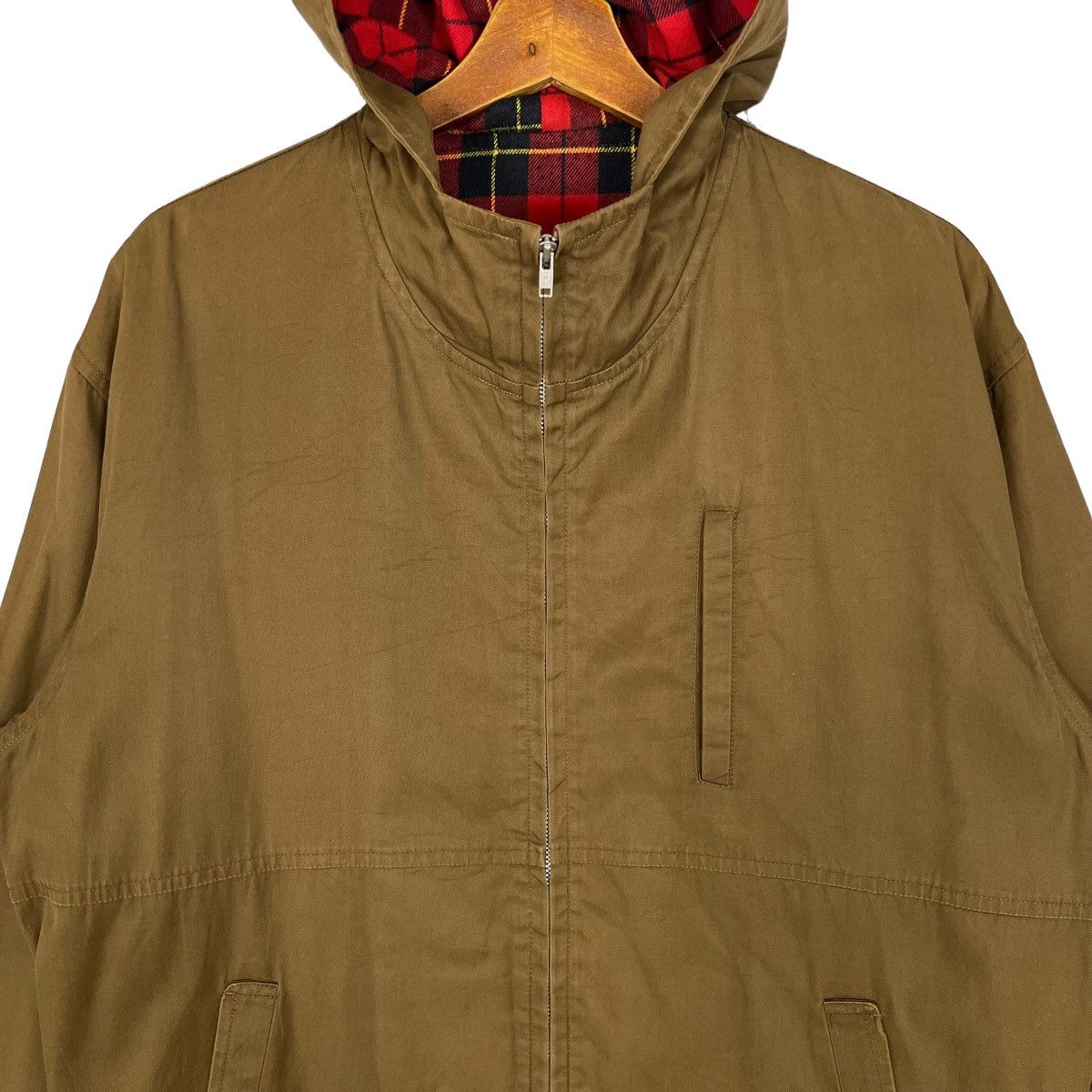 Comme des Garcons Homme 80’s Homme CDG Brown Hooded Jacket Size Medium Size US M / EU 48-50 / 2 - 3 Thumbnail