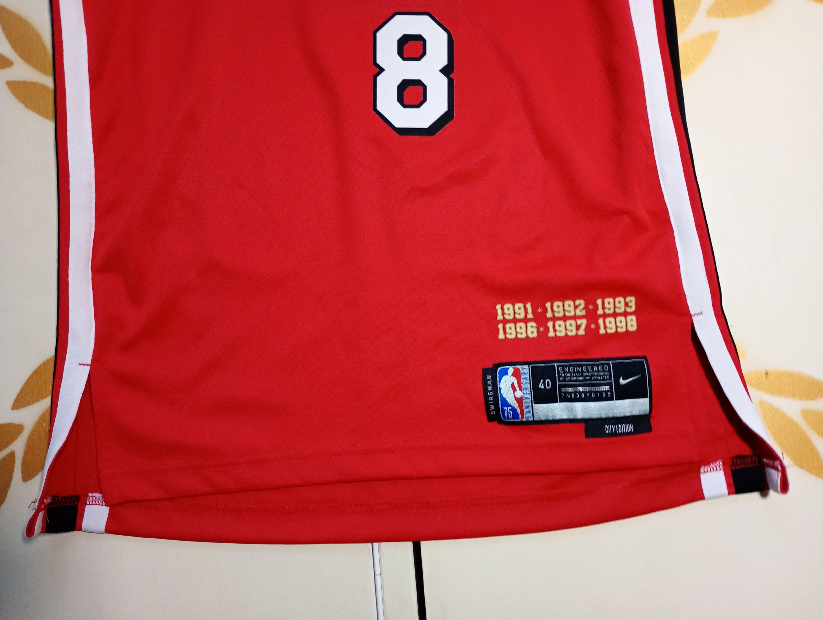 NBA × Nike Nike Chicago Bulls Jersey 8 Zach Lavine 2021-2022 Size US S / EU 44-46 / 1 - 4 Thumbnail