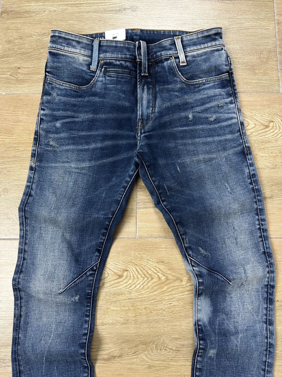 G-Star NEW🏷️ G-Star Raw D-Staq 5-PKT Skinny Denim Jeans Size US 31 - 2 Thumbnail
