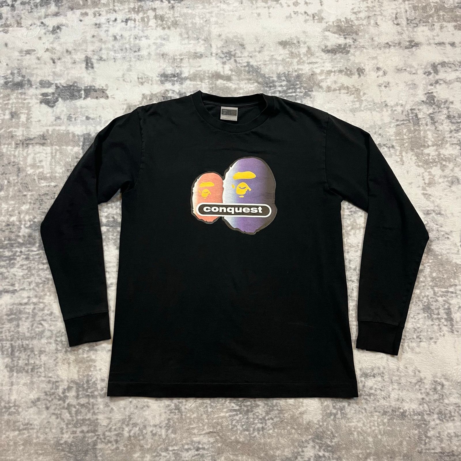 Bape × Nigo Authentic Bape 2000's Conquest Longsleeve Tee L Size US L / EU 52-54 / 3 - 1 Thumbnail