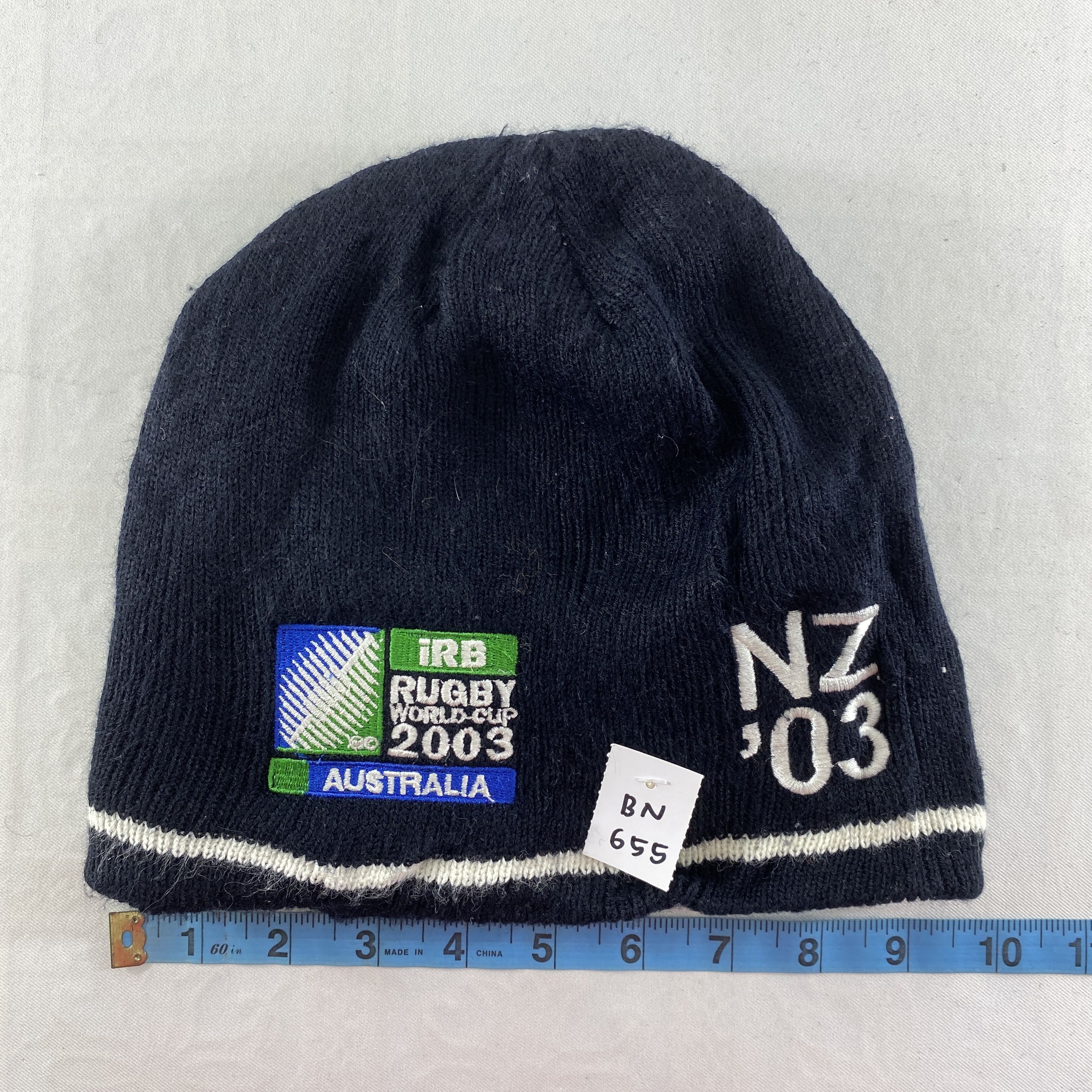 Vintage Vintage Rugby World Cup 2003 Snow Cap Hat Beanie -BN655 Size ONE SIZE - 4 Thumbnail