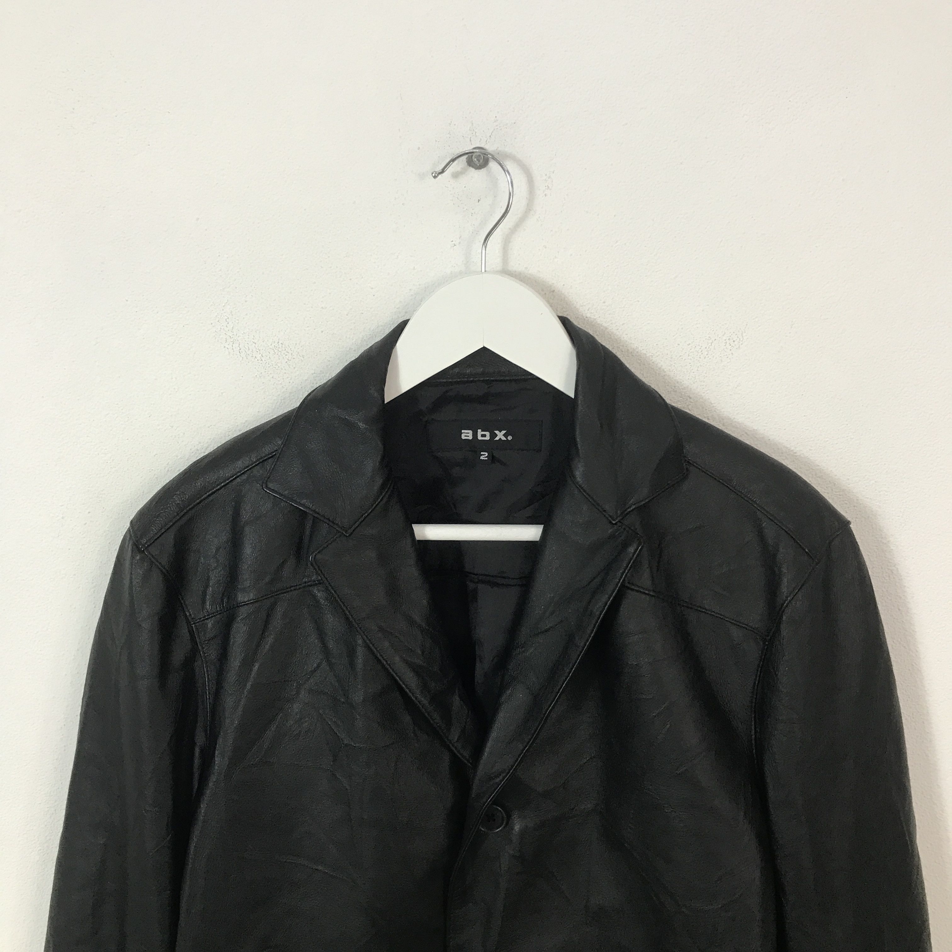 Japanese Brand abx leather punk Style jacket K65B5 Size US M / EU 48-50 / 2 - 2 Thumbnail