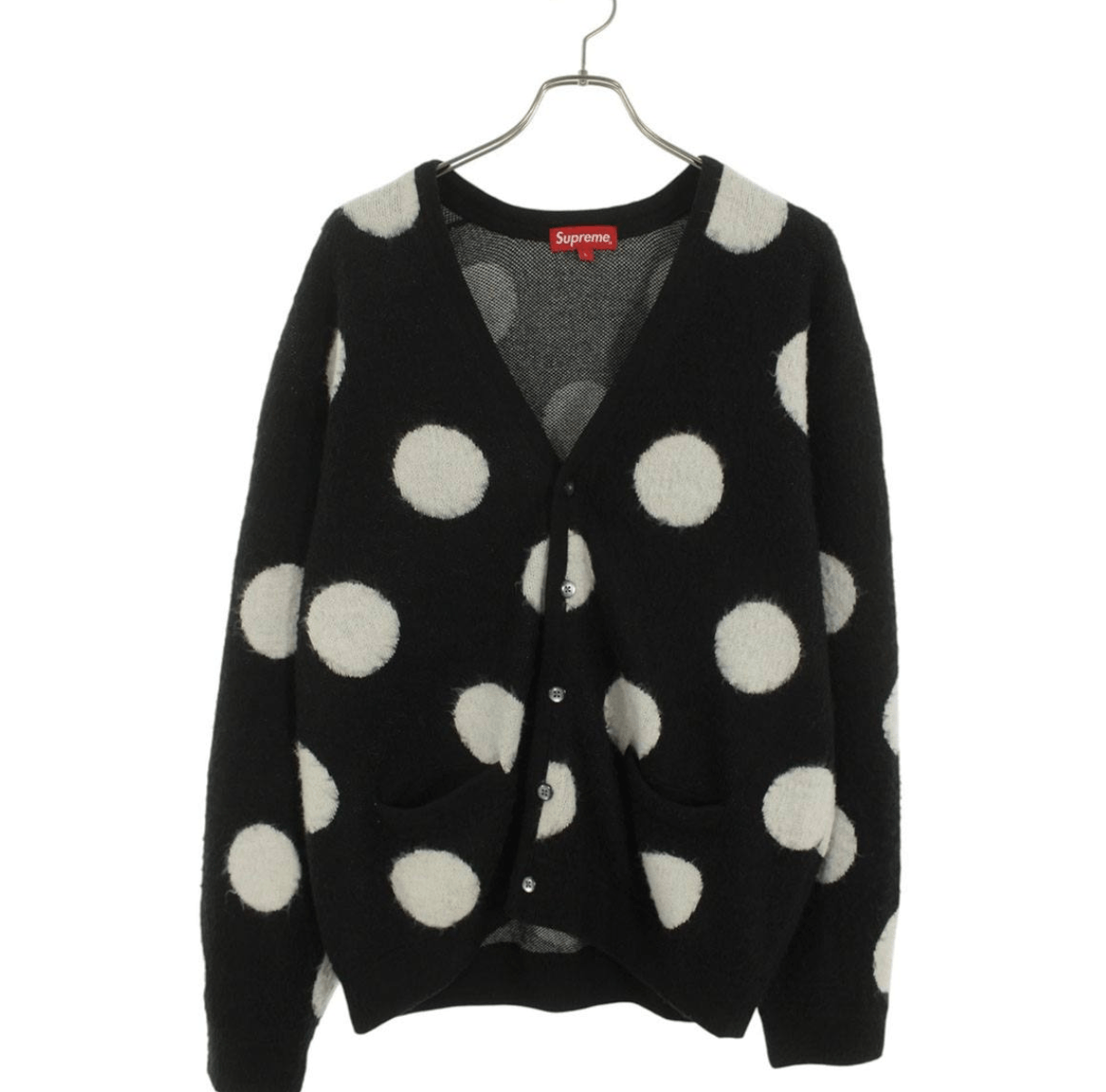 Supreme 20SS Brushed Polka Dot Cardigan