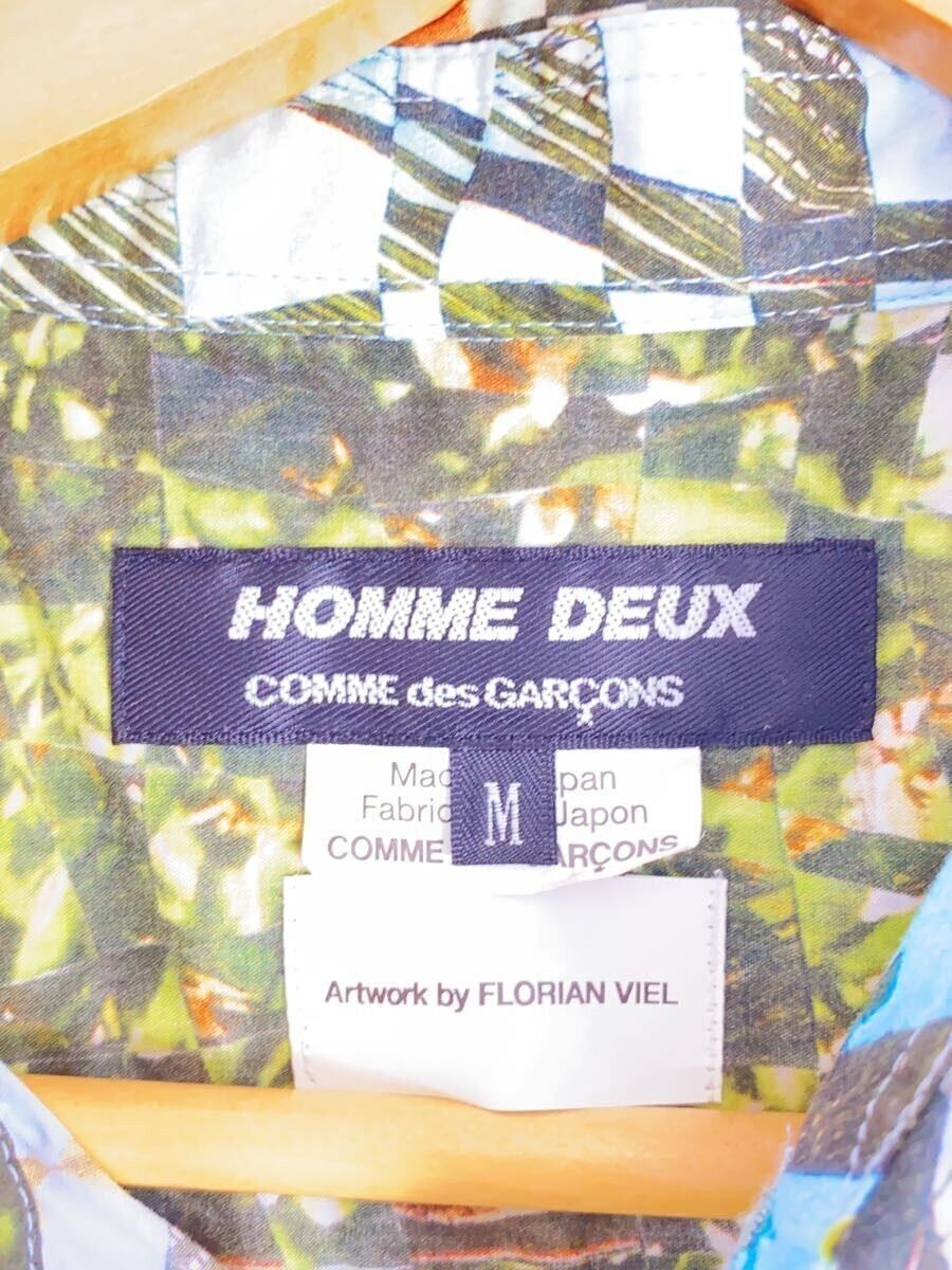 Comme des Garcons × Comme des Garcons Homme Deux SS21 Psychedelic Pattern Short Sleeve Button Shirt Size US M / EU 48-50 / 2 - 4 Thumbnail