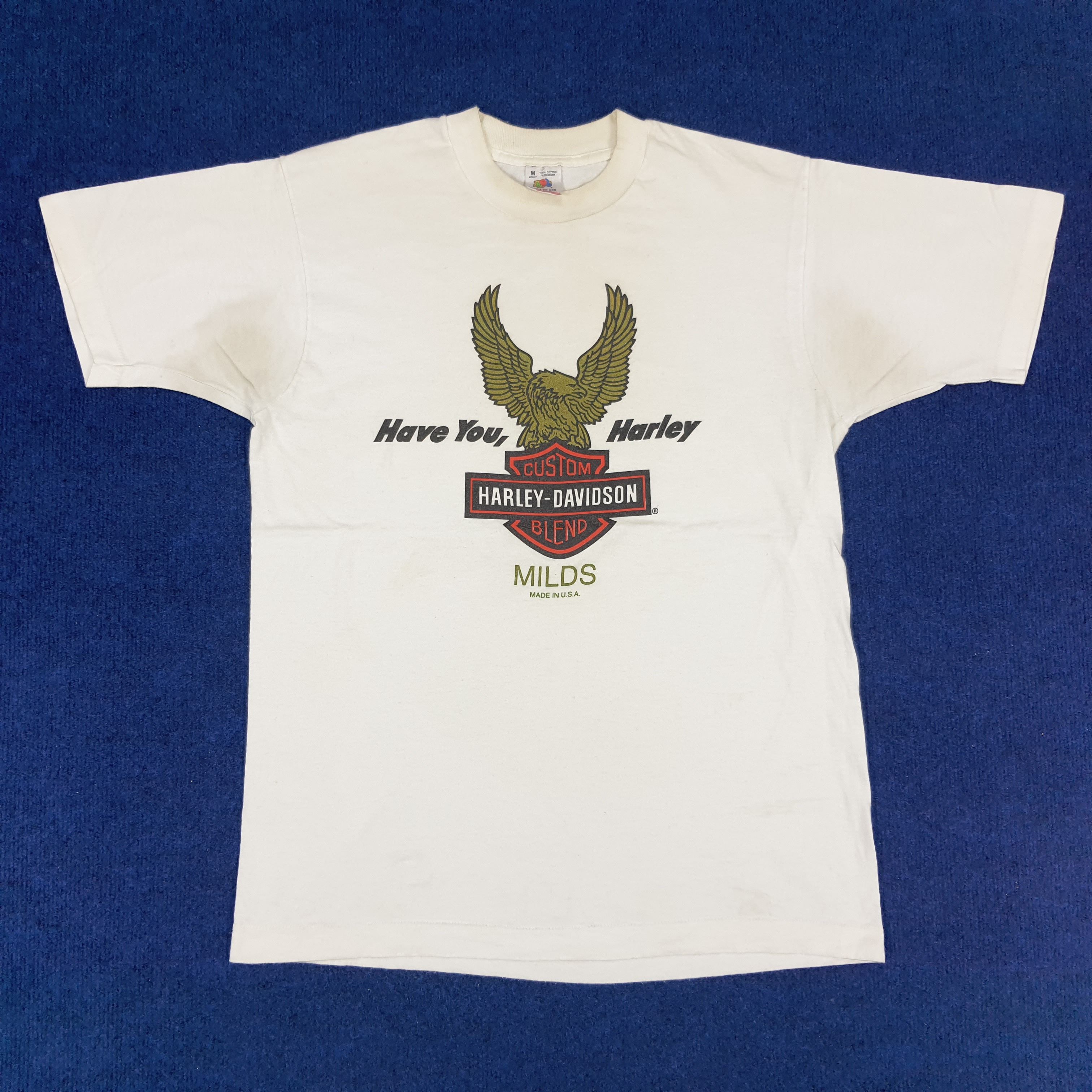 Harley Davidson × Vintage Vintage Harley Davidson Milds T-shirt Size US M / EU 48-50 / 2 - 1 Thumbnail