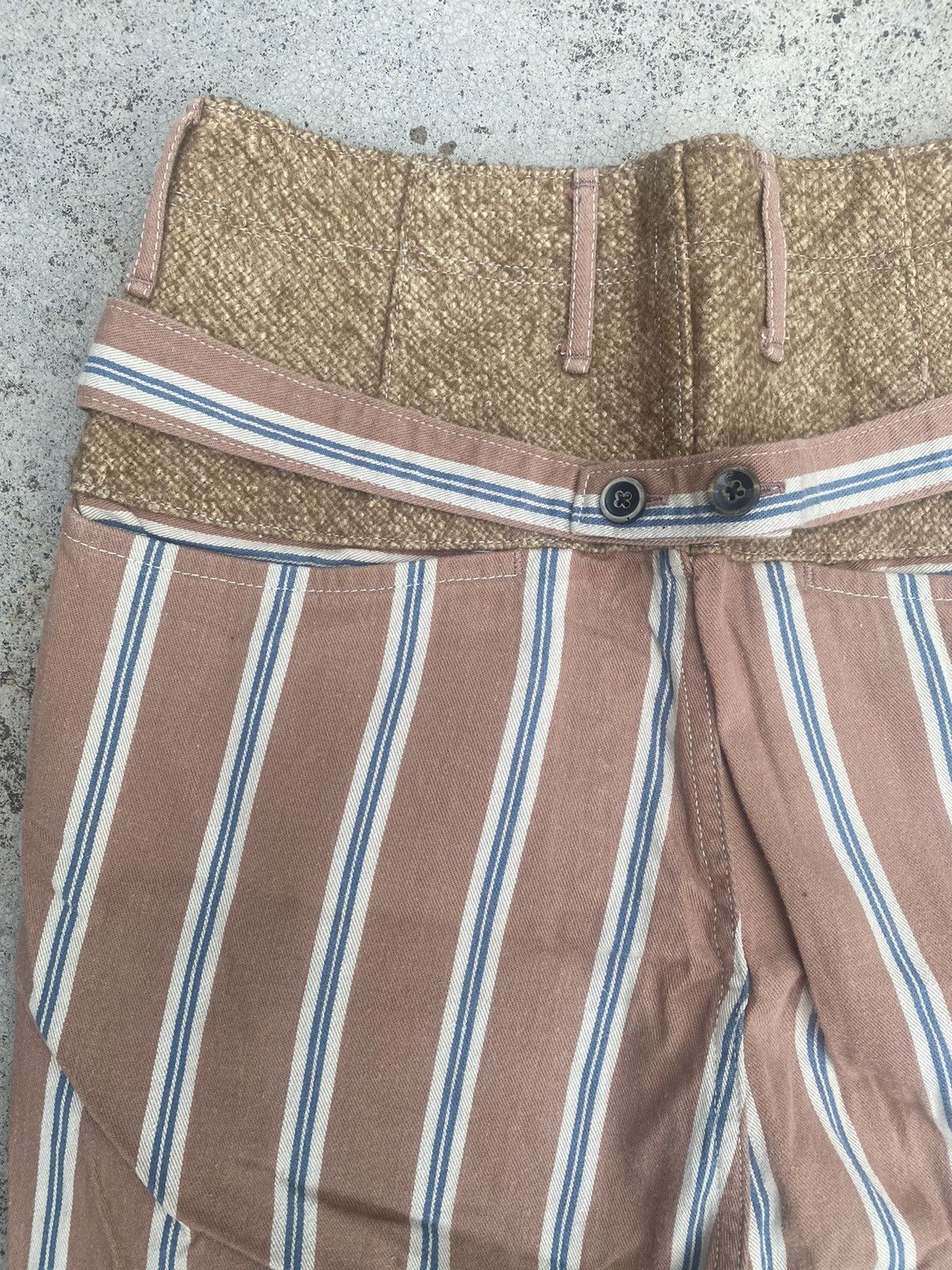 Japanese Brand × Kapital × Kapital Kountry Kapital Kounty Japan Stripes Casual Slim Fit Pants High Rise Size US 28 / EU 44 - 16 Thumbnail