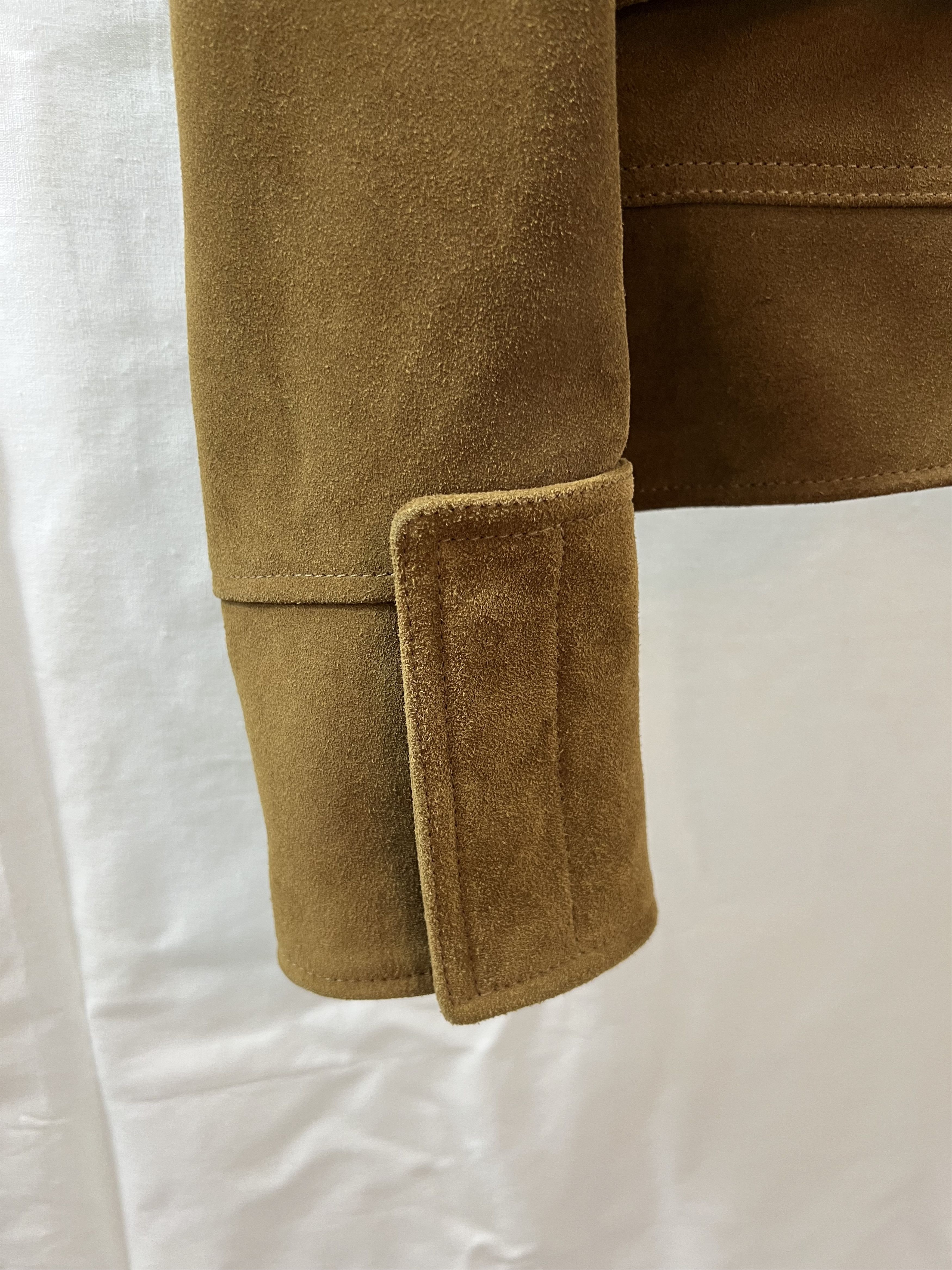 Maison Margiela Margiela 2016 Suede Zip Flap Pocket Jacket, Camel, IT 52 Size US L / EU 52-54 / 3 - 7 Thumbnail