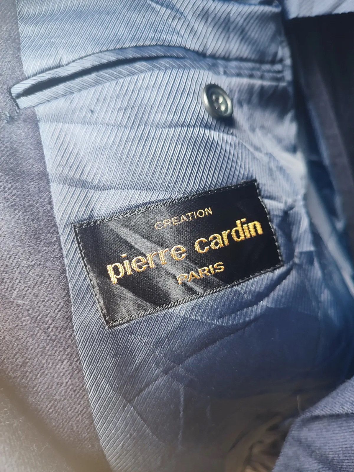 Pierre Cardin Pierre Cardin Wool Blazer – Navy – Gold Buttons Size 42R - 9 Thumbnail