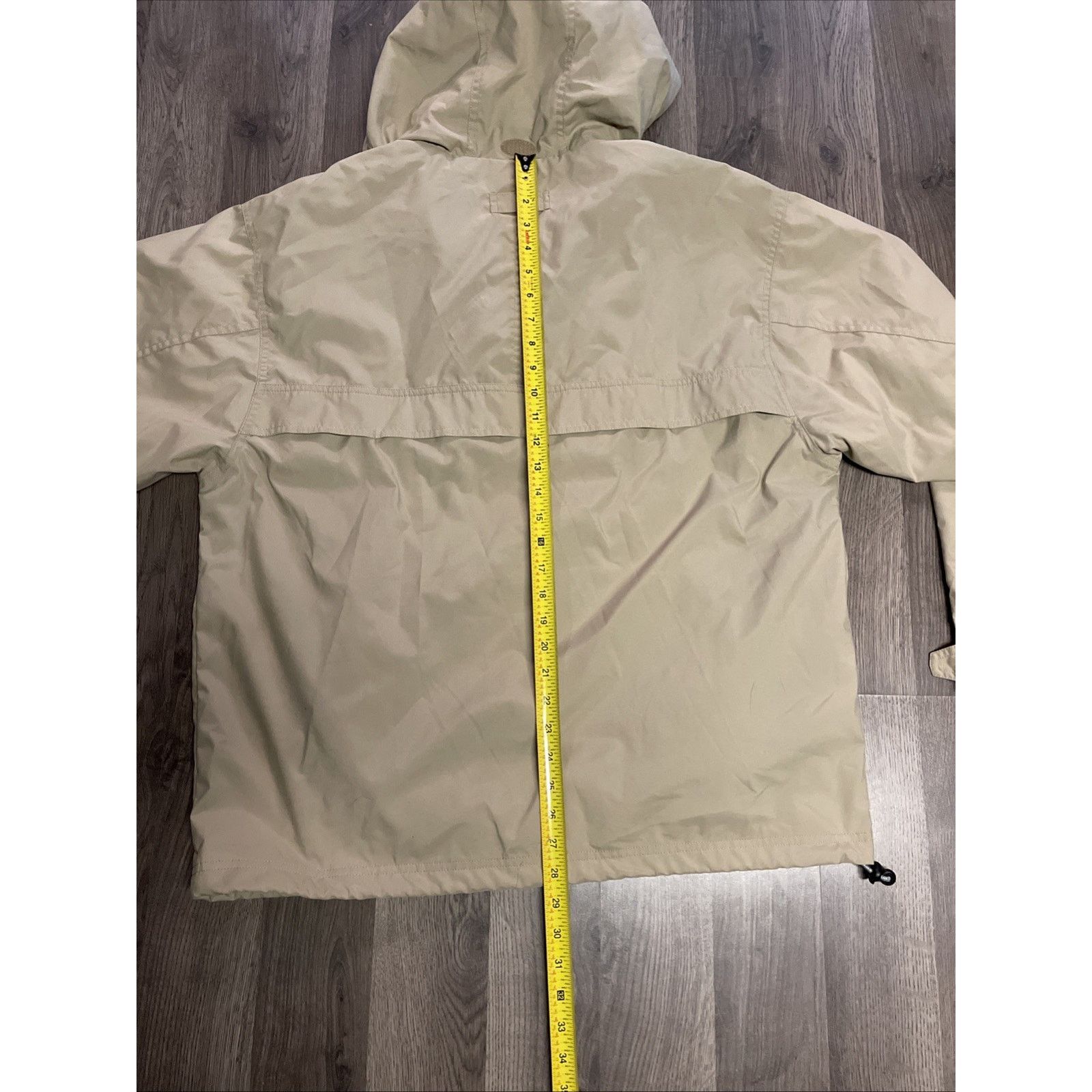 Gap VTG 90s Y2K GAP Nylon Anorak Jacket Mens Large Beige Size US L / EU 52-54 / 3 - 14 Thumbnail