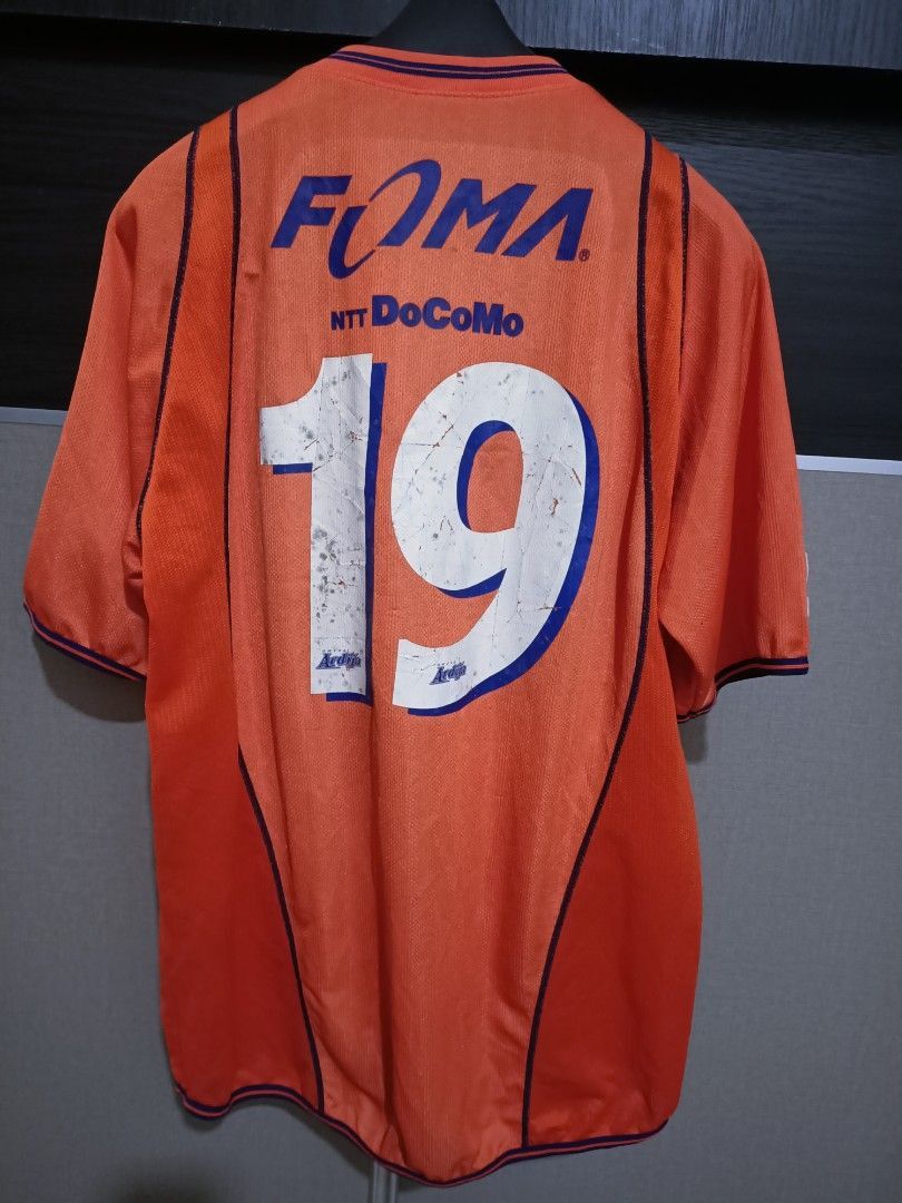 Mizuno Omiya Ardija 2004 Mizuno Home Jersey – #19 Retro Size US XL / EU 56 / 4 - 5 Thumbnail