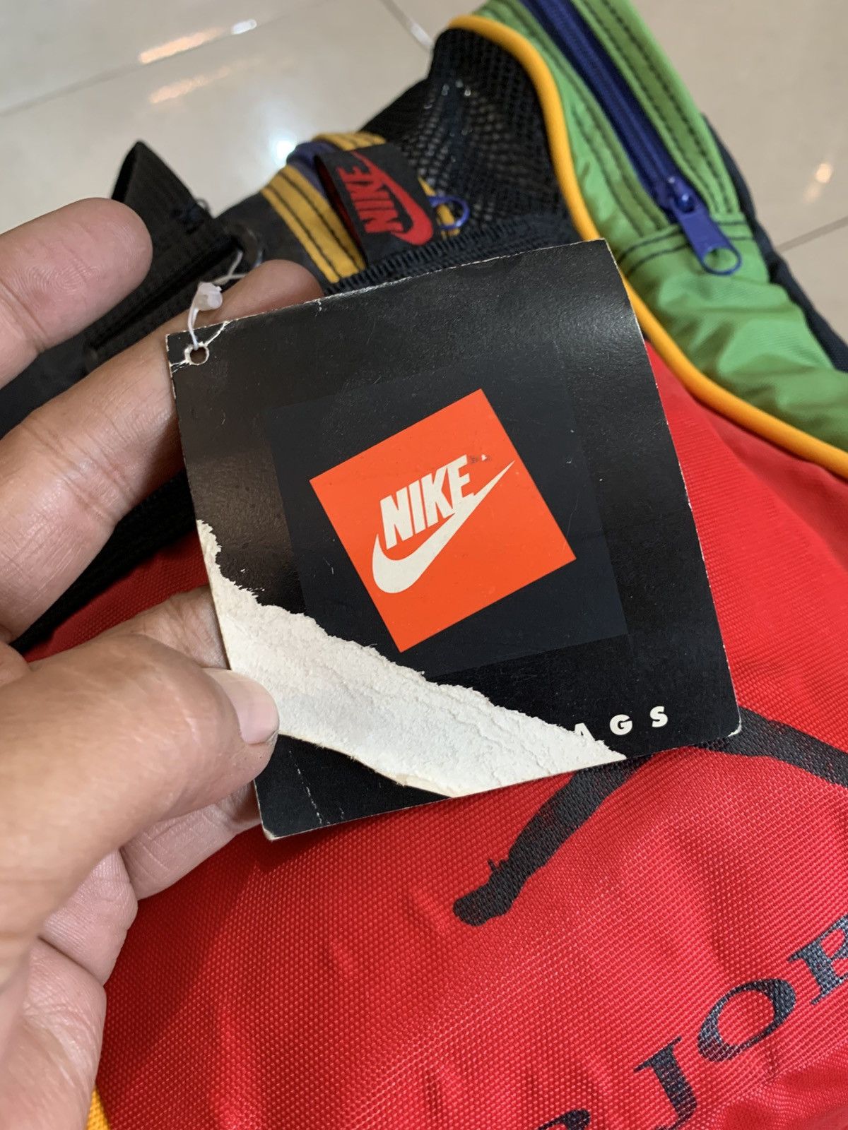 Nike Vintage NIKE JORDAN Sport Duffle Bag Size ONE SIZE - 5 Thumbnail