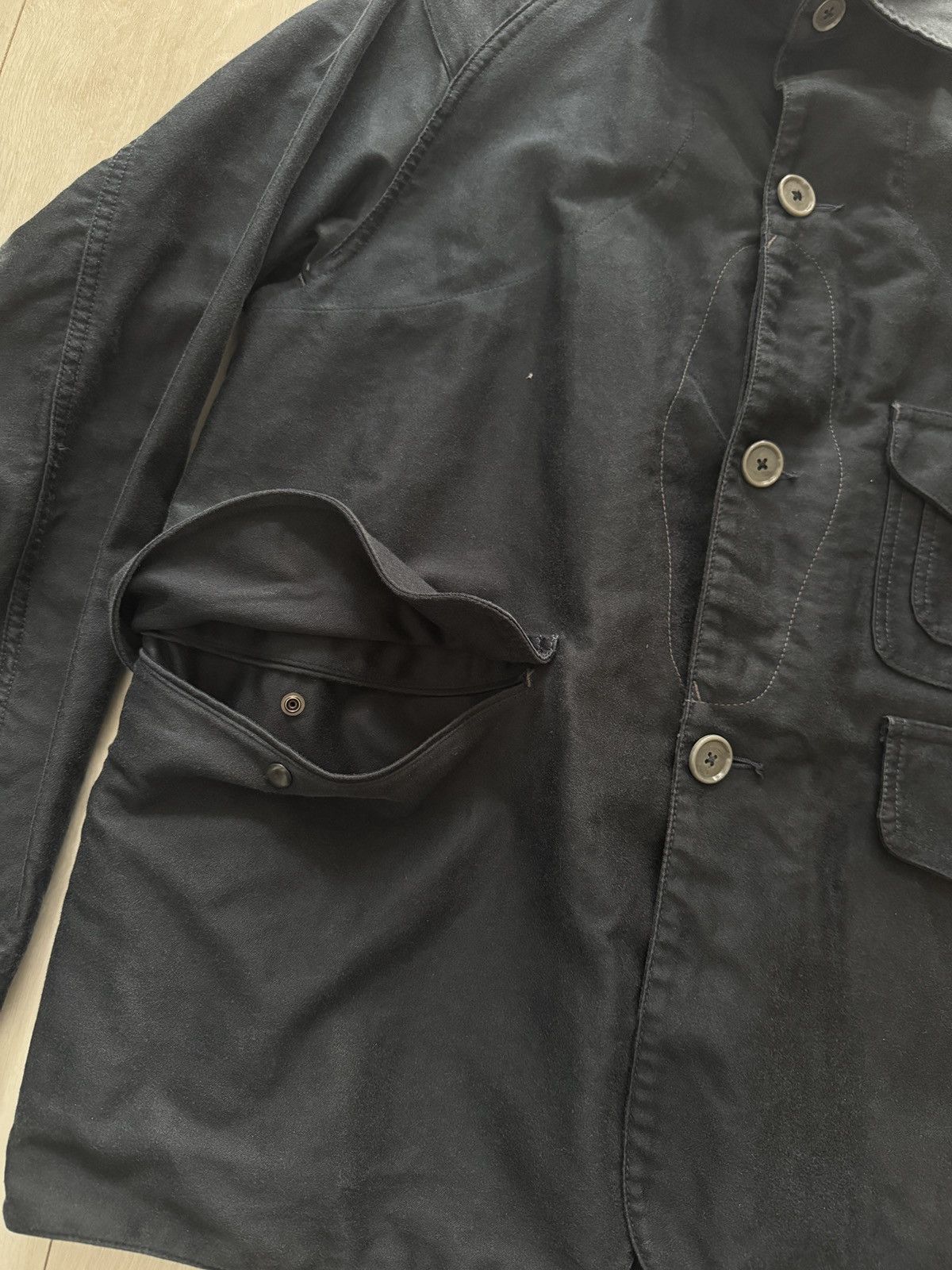 Japanese Brand Corona Utility Moleskin Game Jacket Size US L / EU 52-54 / 3 - 3 Thumbnail