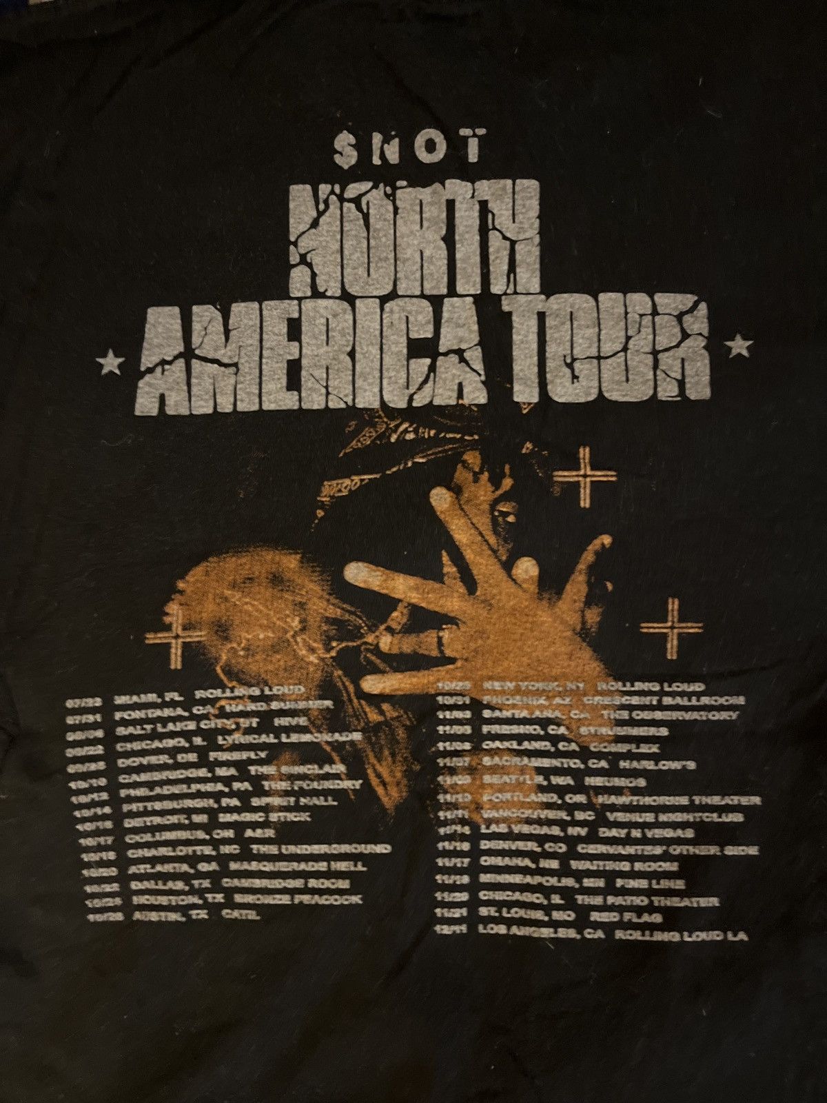 Band Tees × Vintage $not 2021 North America Tour Shirt Size US XL / EU 56 / 4 - 4 Thumbnail