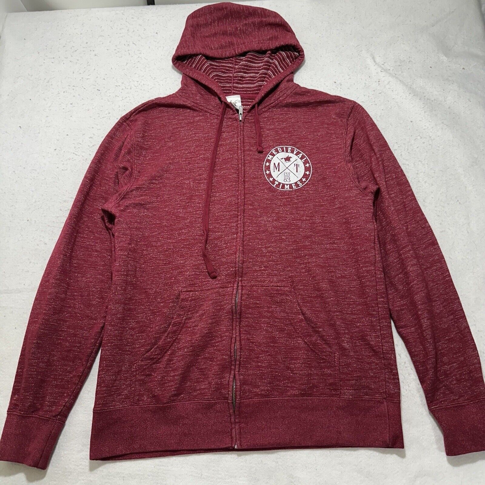 Other Medieval Times Medium Hoodie Maroon Dinner Show Sweatshirt Size US M / EU 48-50 / 2 - 1 Thumbnail