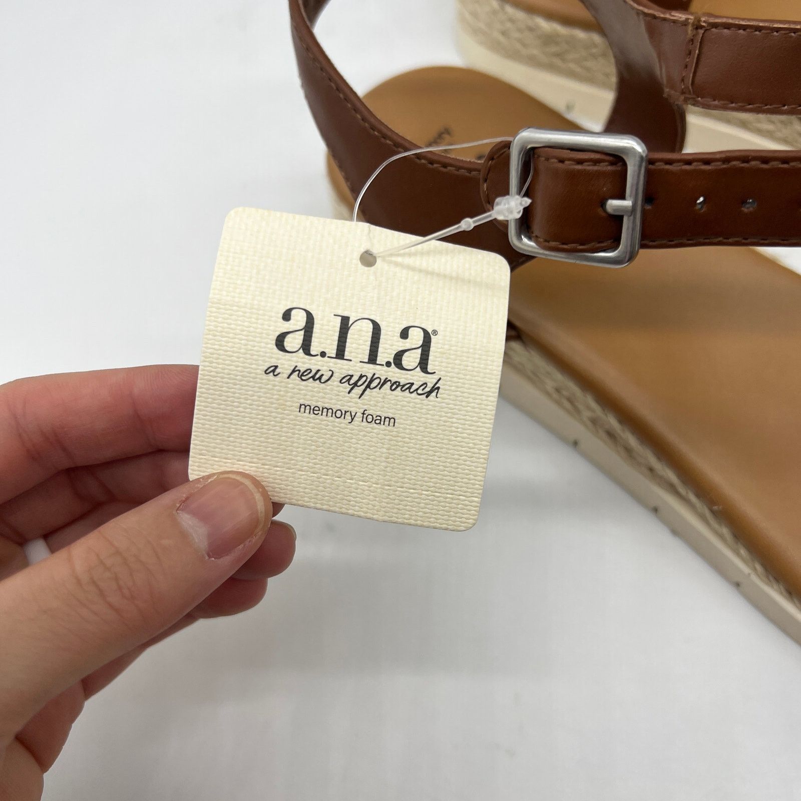Other a.n.a Liah Women's Sandals Flat Ankle Strap Size US 11 / IT 41 - 4 Thumbnail
