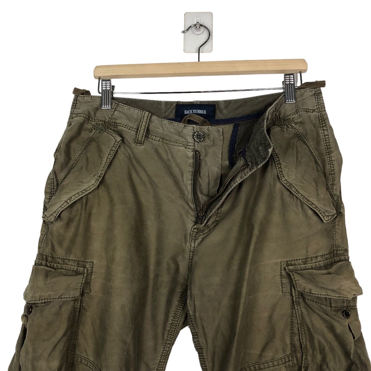 Hysteric Glamour 🔥Vintage Flare Cargo Pants Back Number Japan Multi Pockets Size US 32 / EU 48 - 11 Thumbnail
