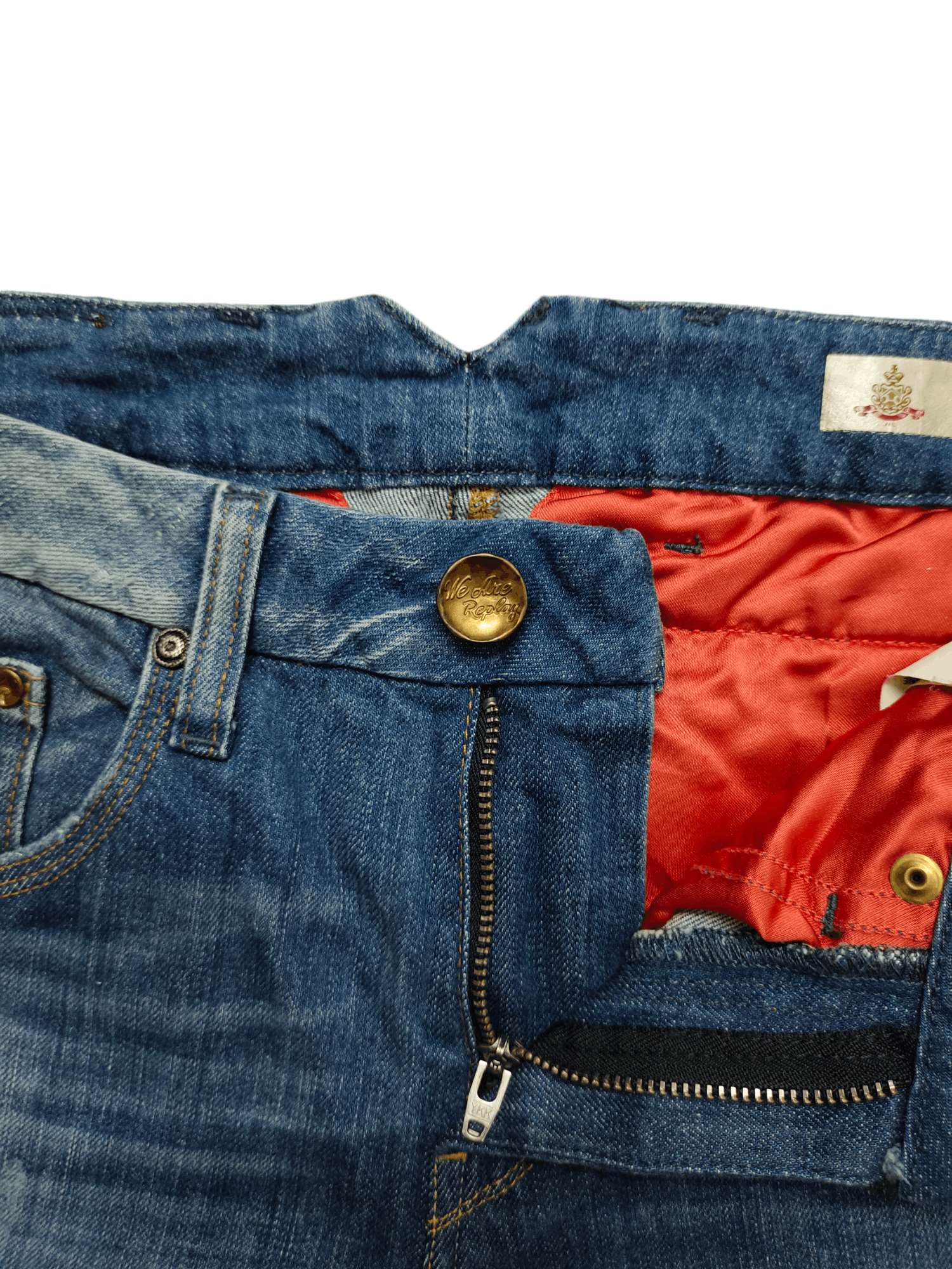 Replay Vintage Replay Guista Clawmark Metal Hook Pocket Jeans Size 28" / US 6 / IT 42 - 17 Thumbnail